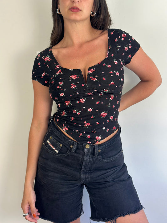 Vintage Floral Top