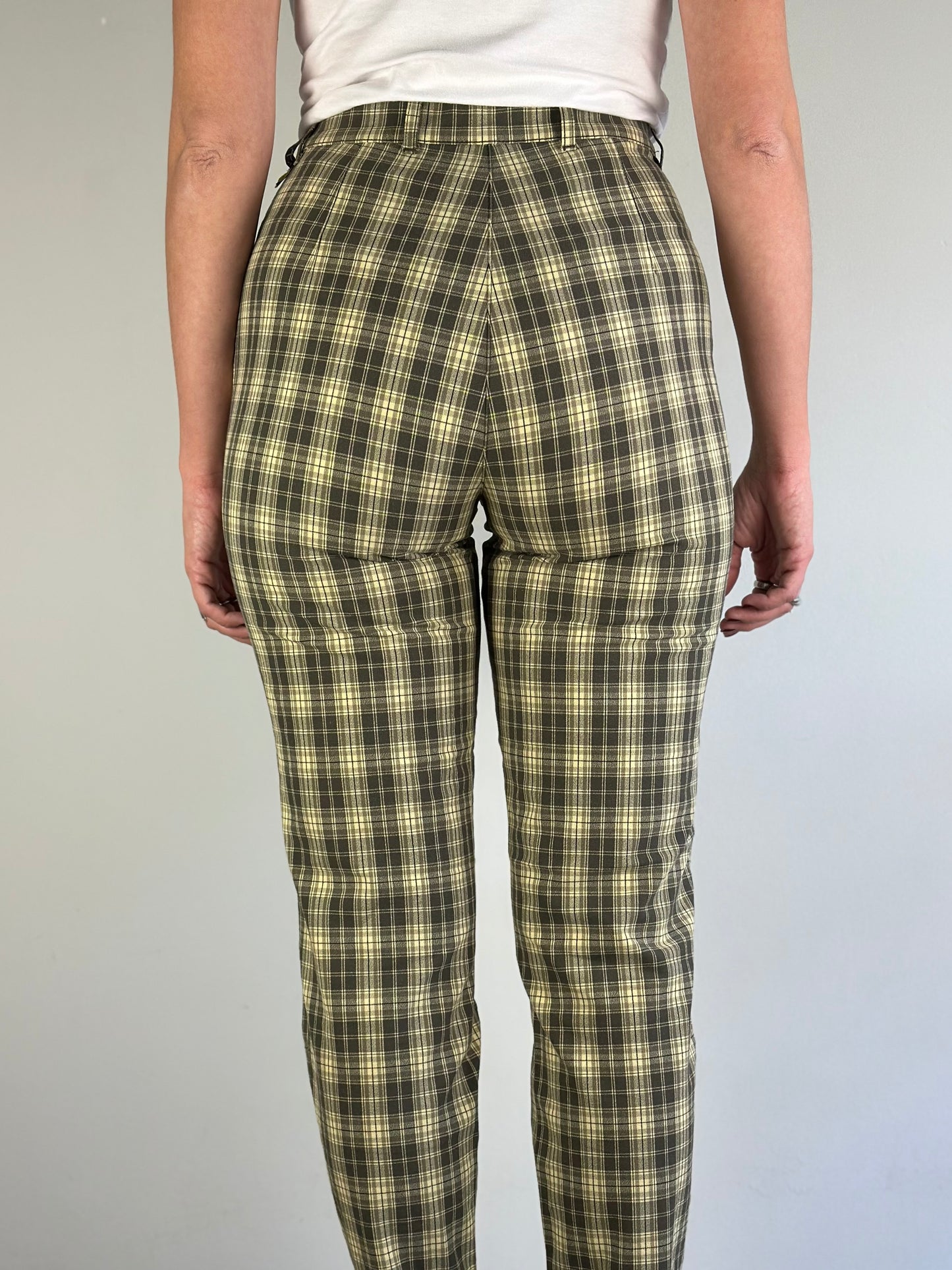 Vintage Checked Pants