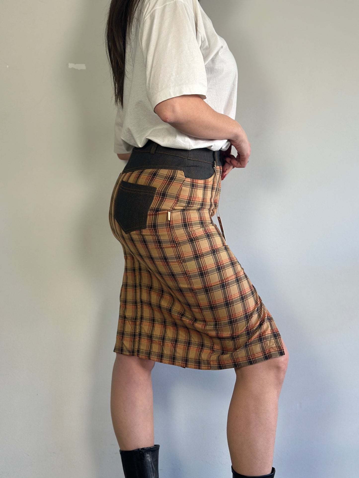 Vintage Plaid Skirt