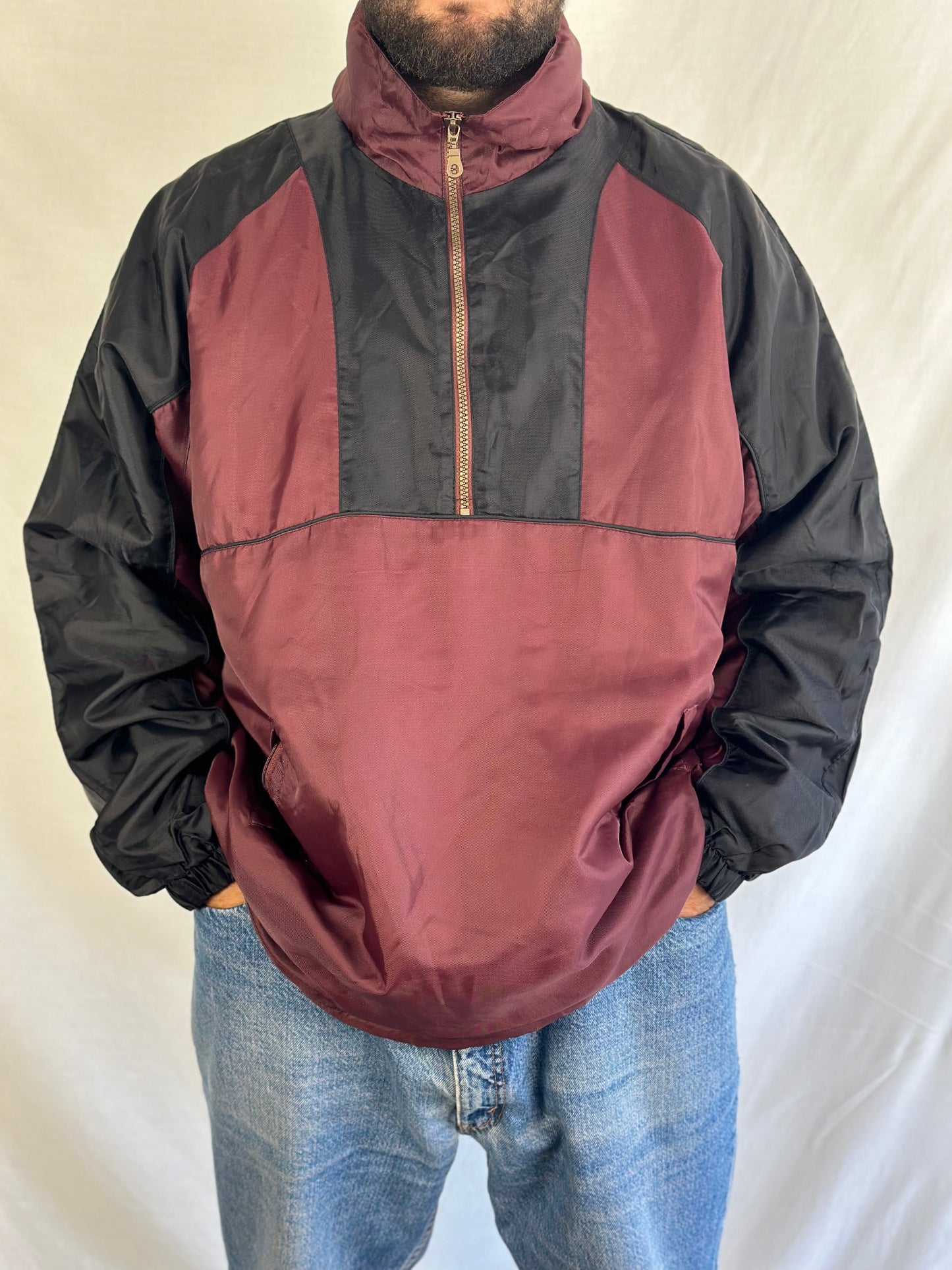 Vintage Half Zip Windbreaker