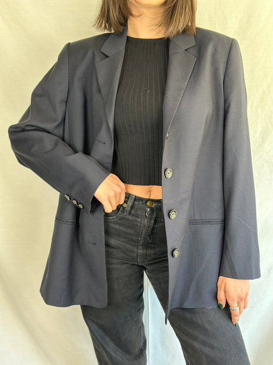 Dark Blue Vintage Blazer