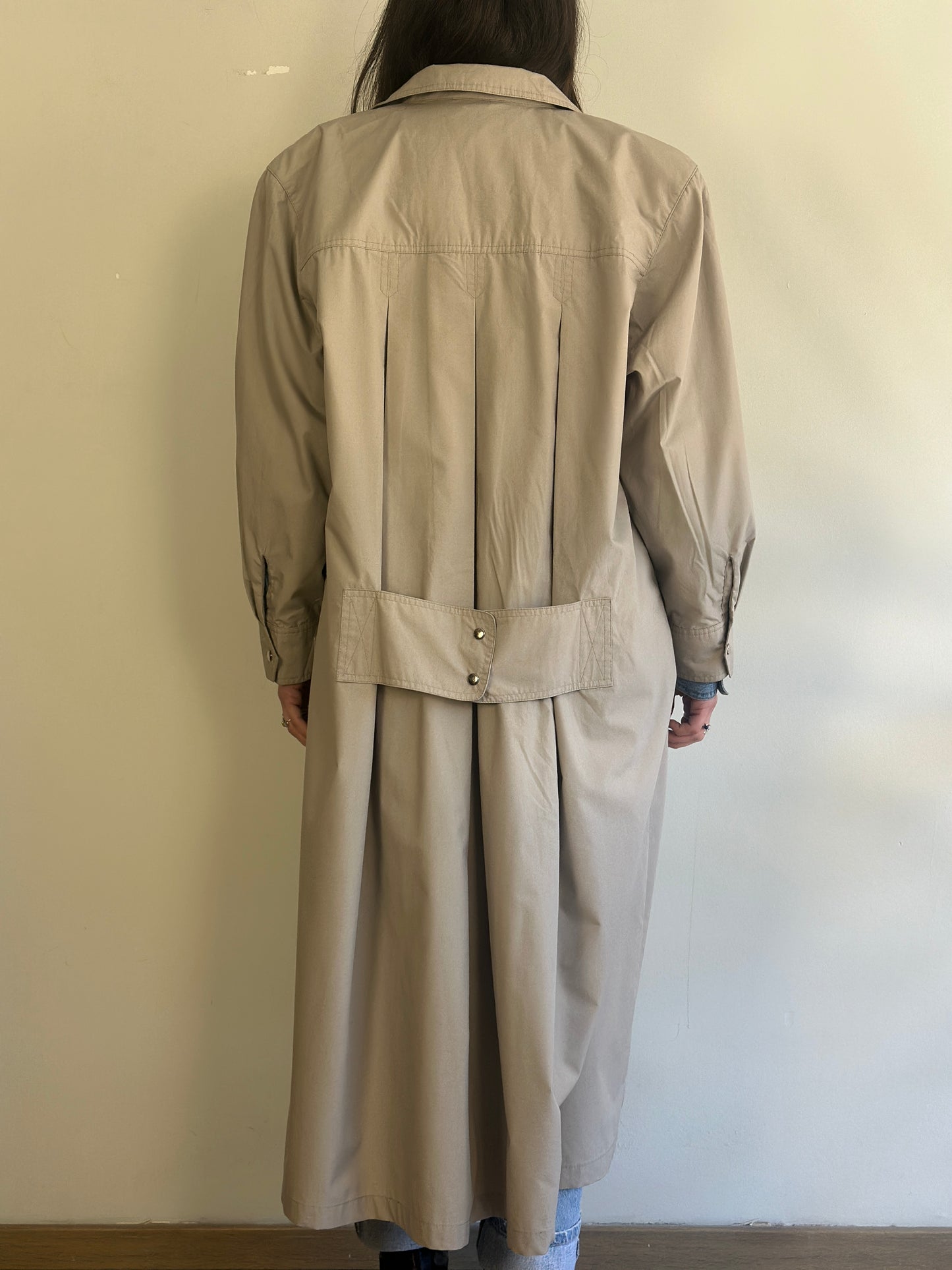 Vintage Beige Trench Coat