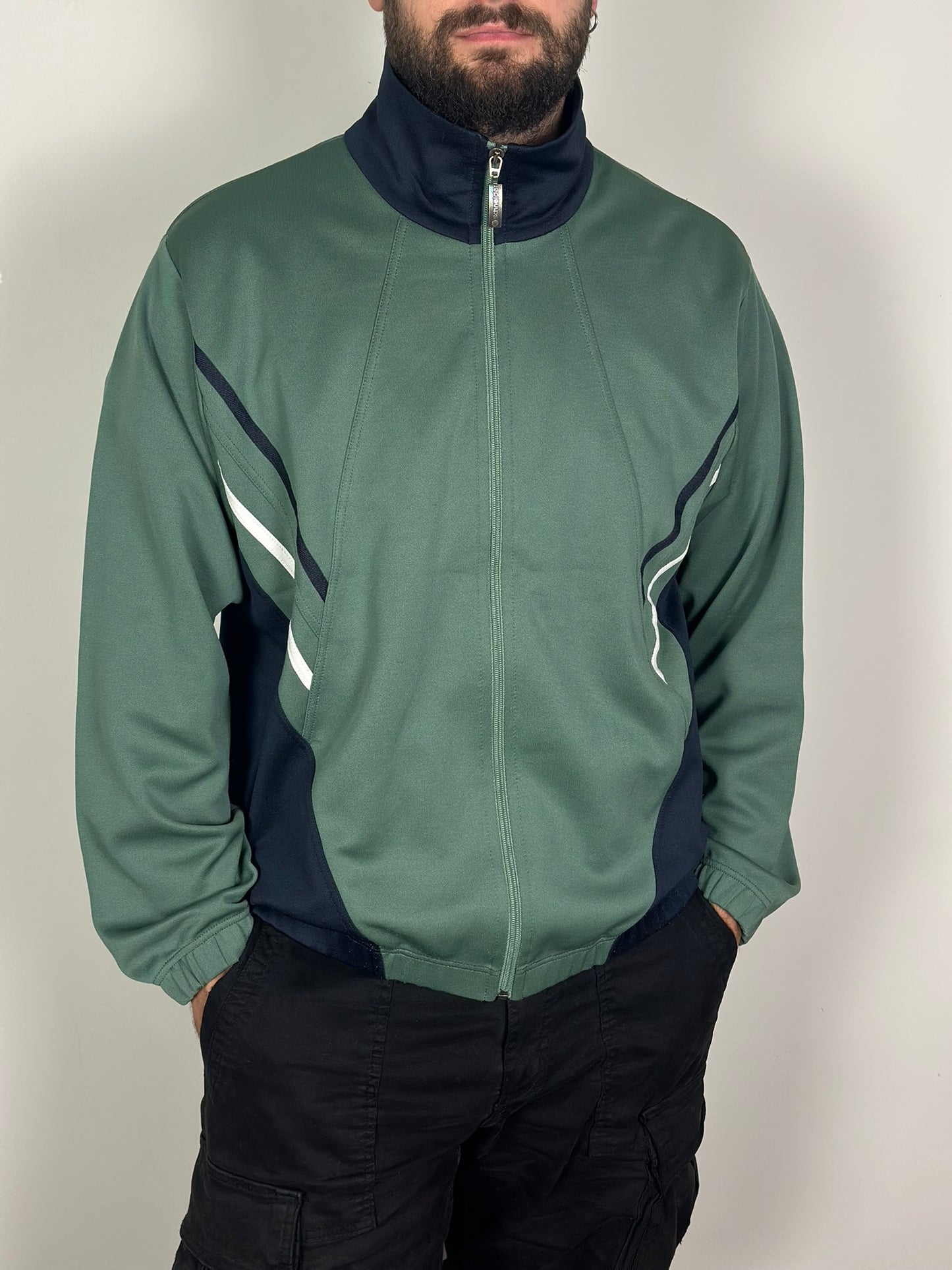 Vintage Athletic Cardigan with zipper