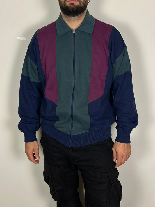 Vintage Athletic Cardigan with zipper