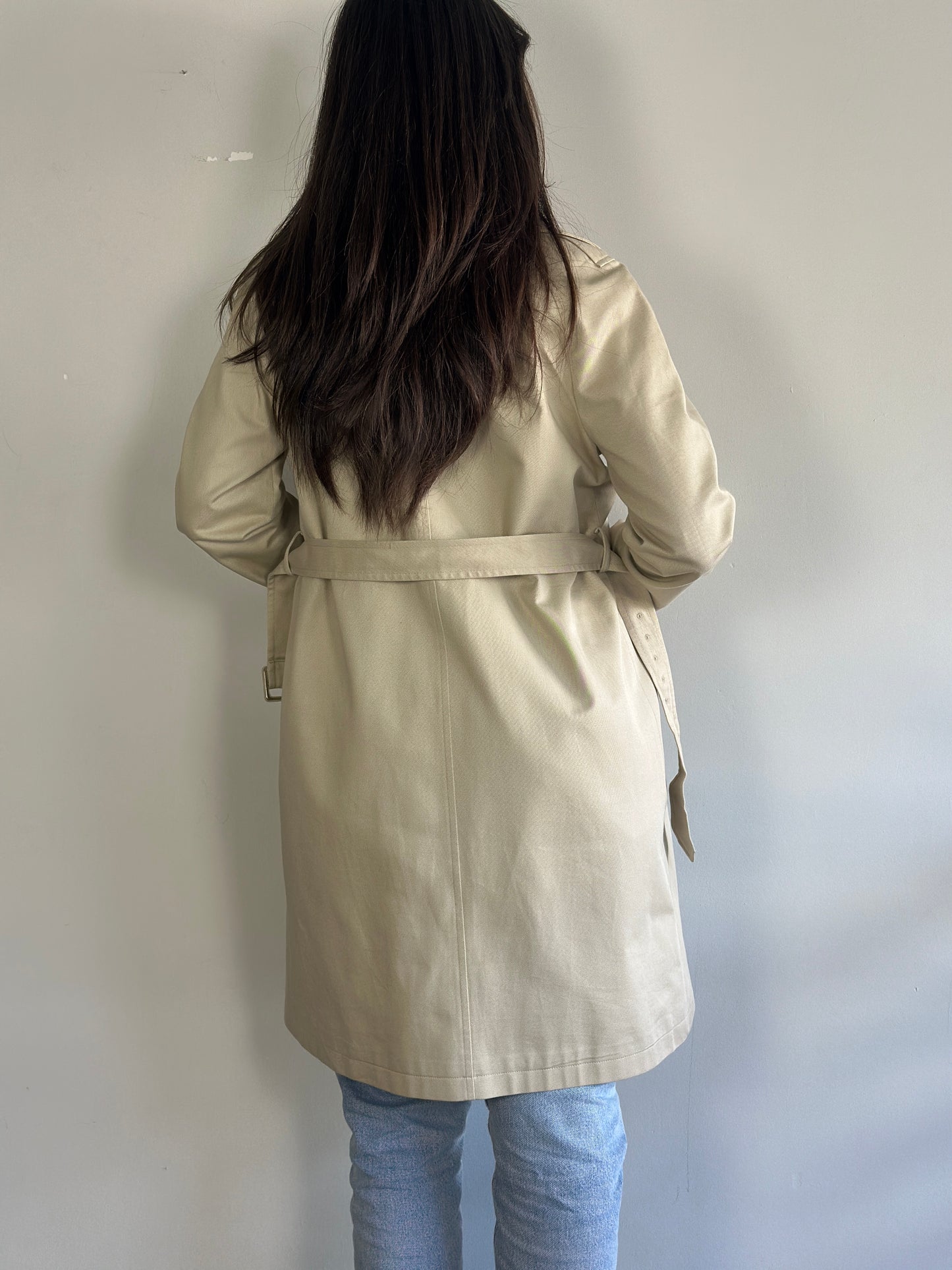 Vintage Belted Trench Coat