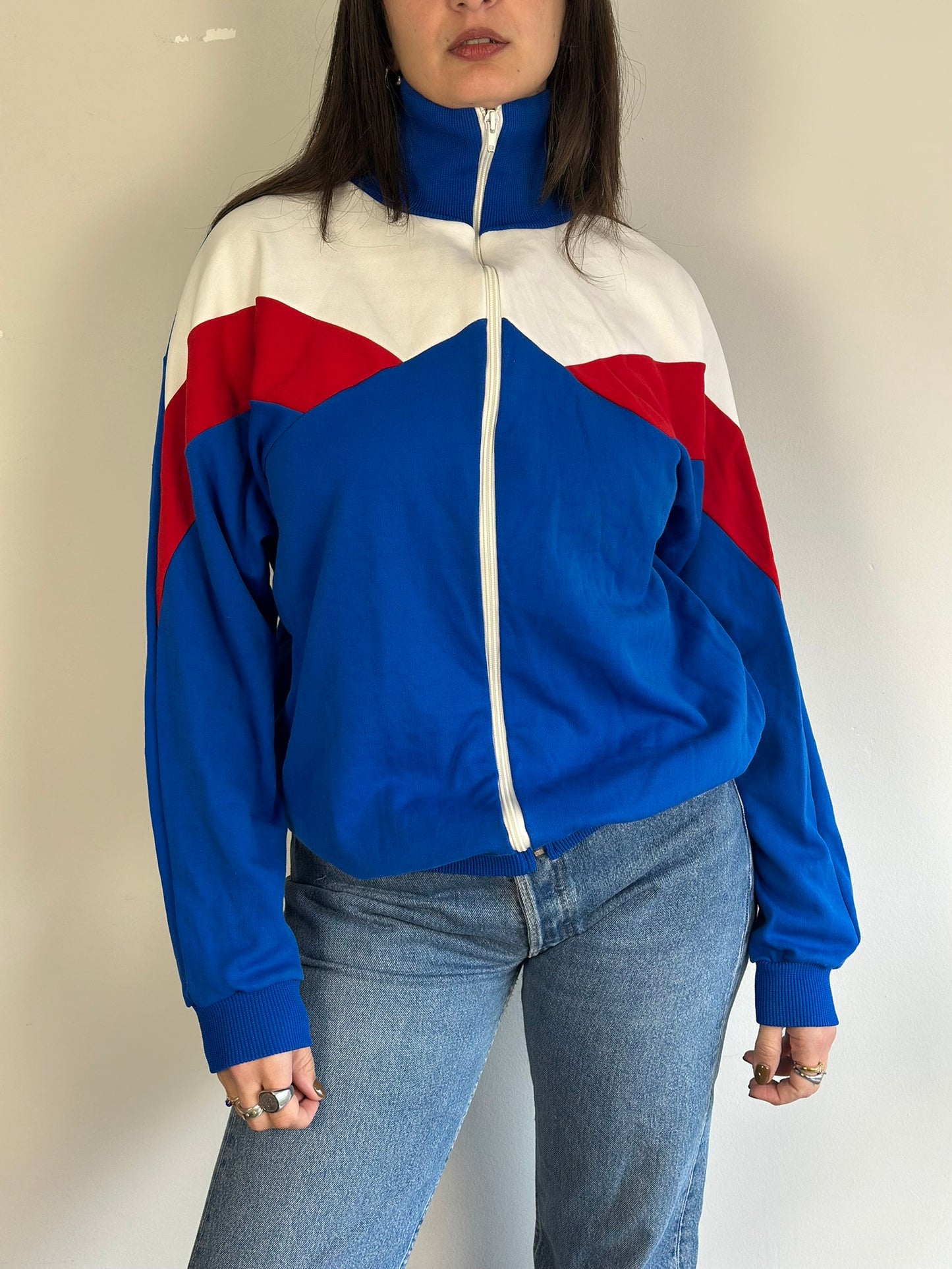 Vintage Athletic Cardigan with zipper