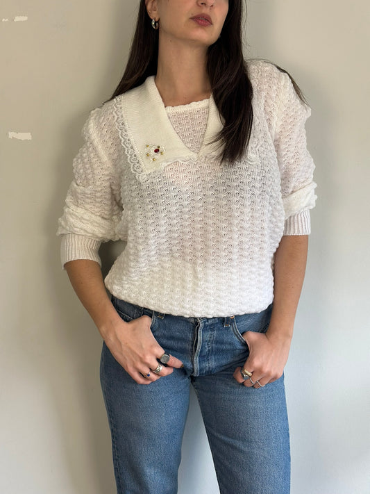 Vintage Knitted Blouse