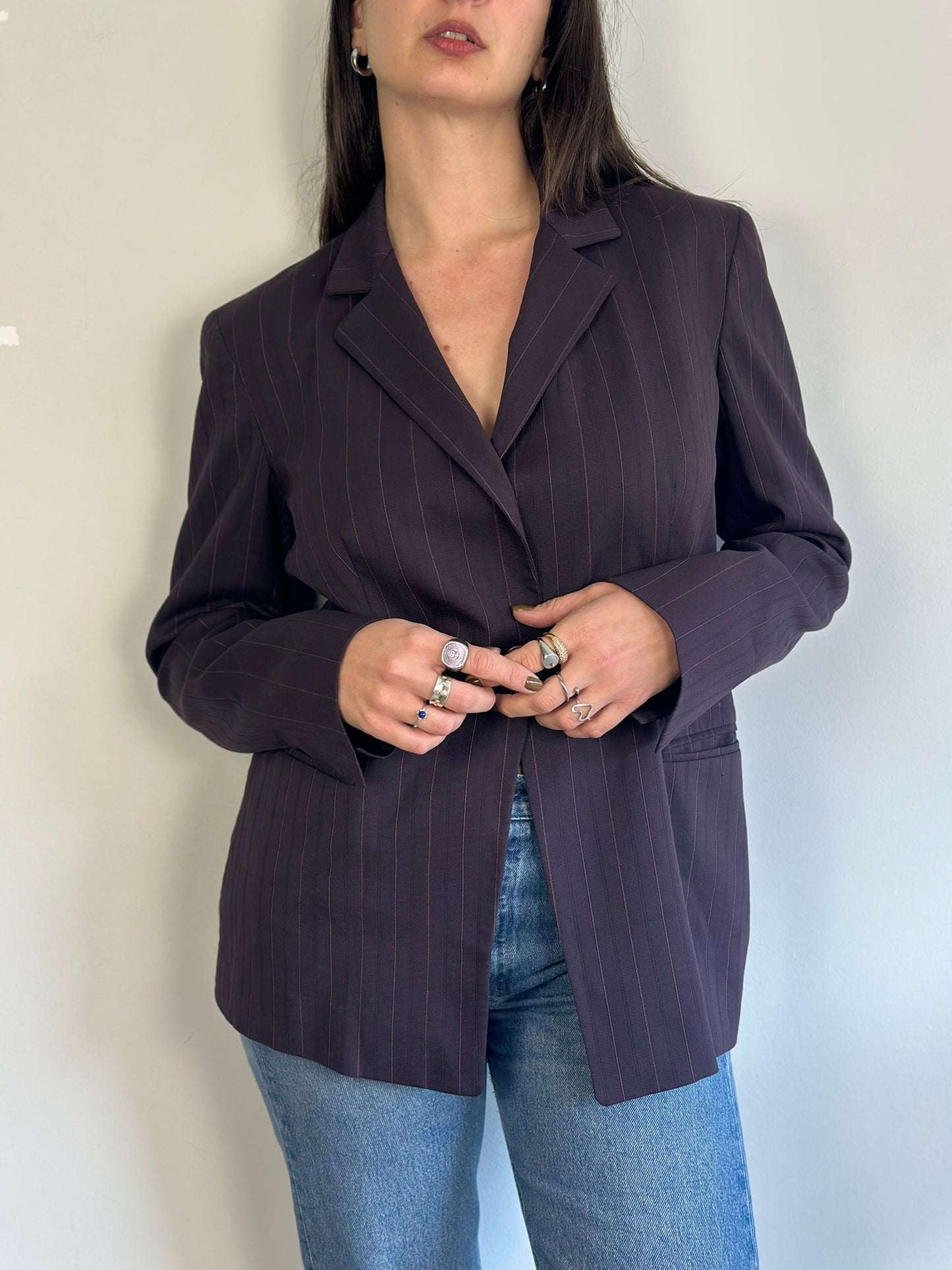 Vintage Dark Brown Blazer
