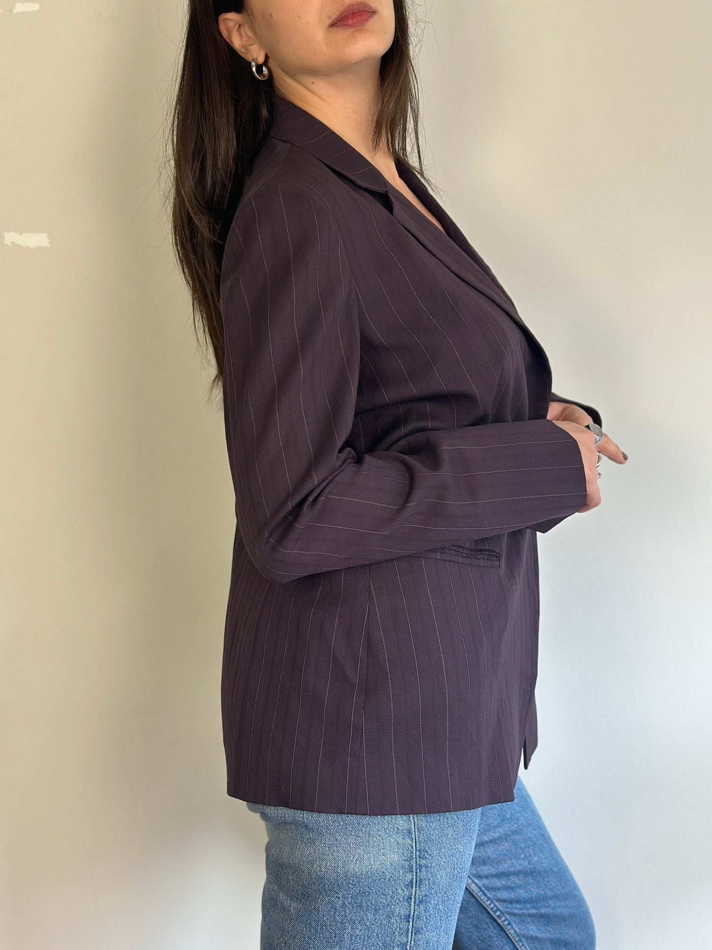 Vintage Dark Brown Blazer
