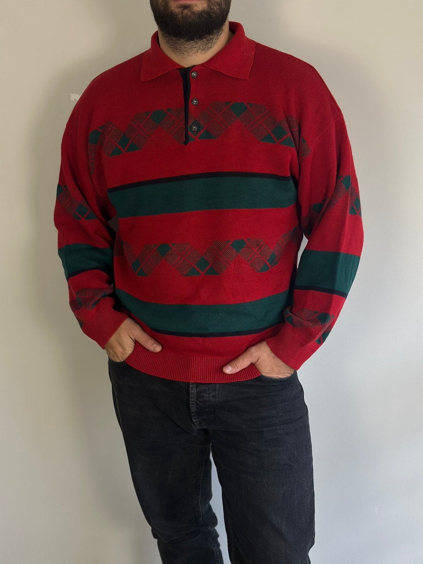 Vintage Polo Sweater