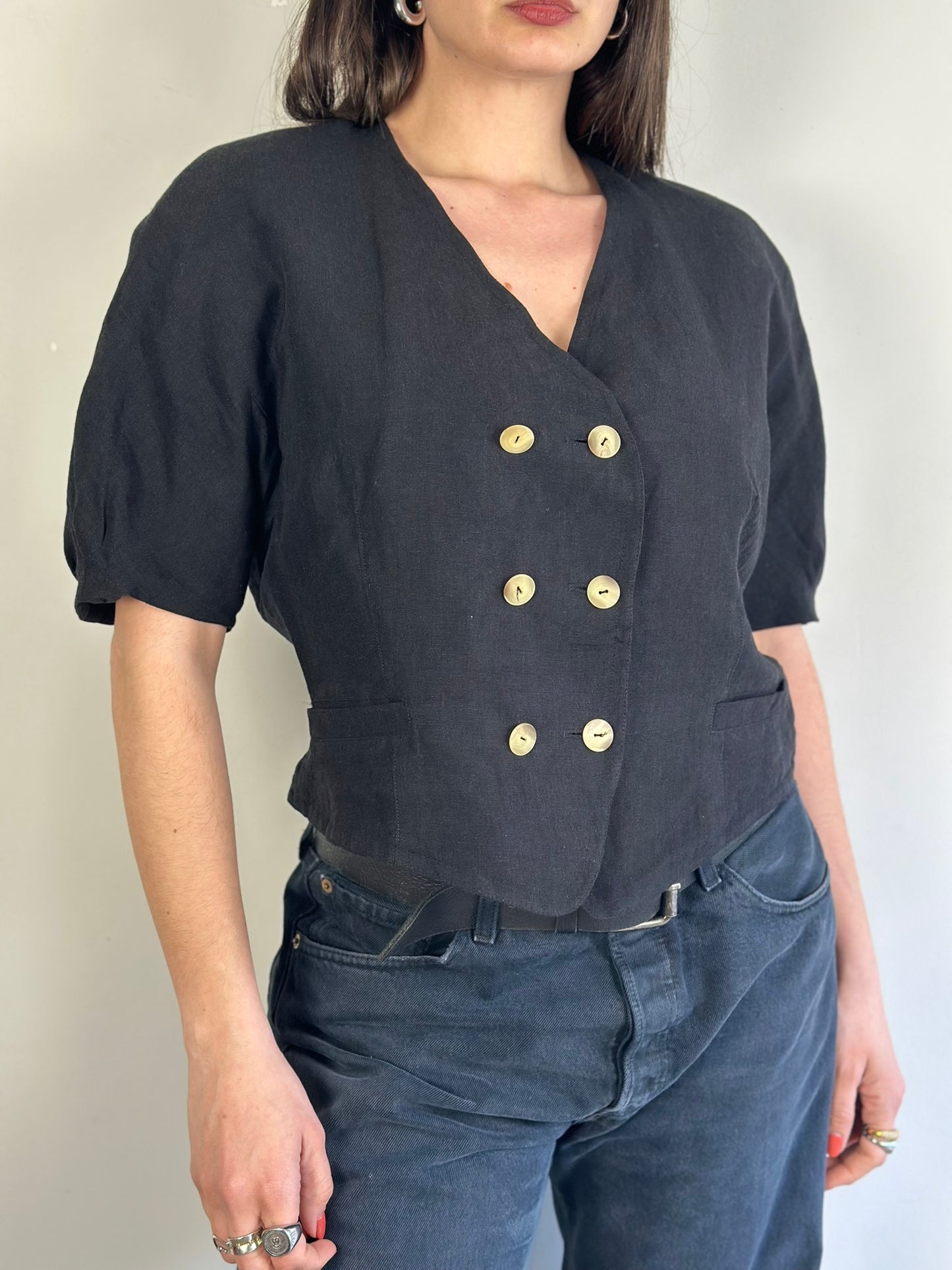 Vintage Linen Top