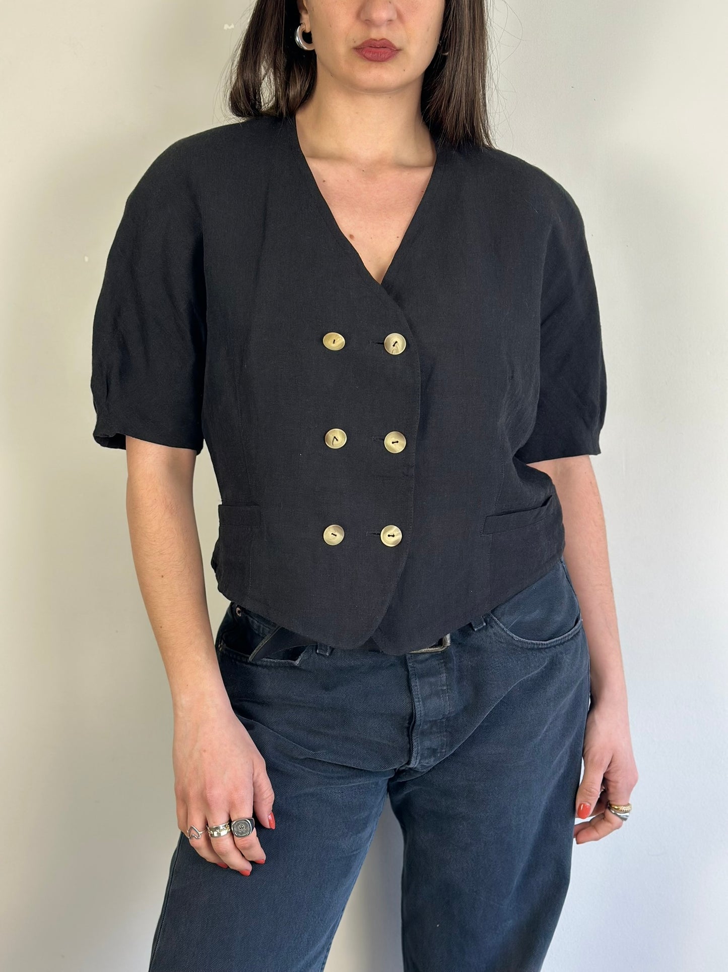 Vintage Linen Top