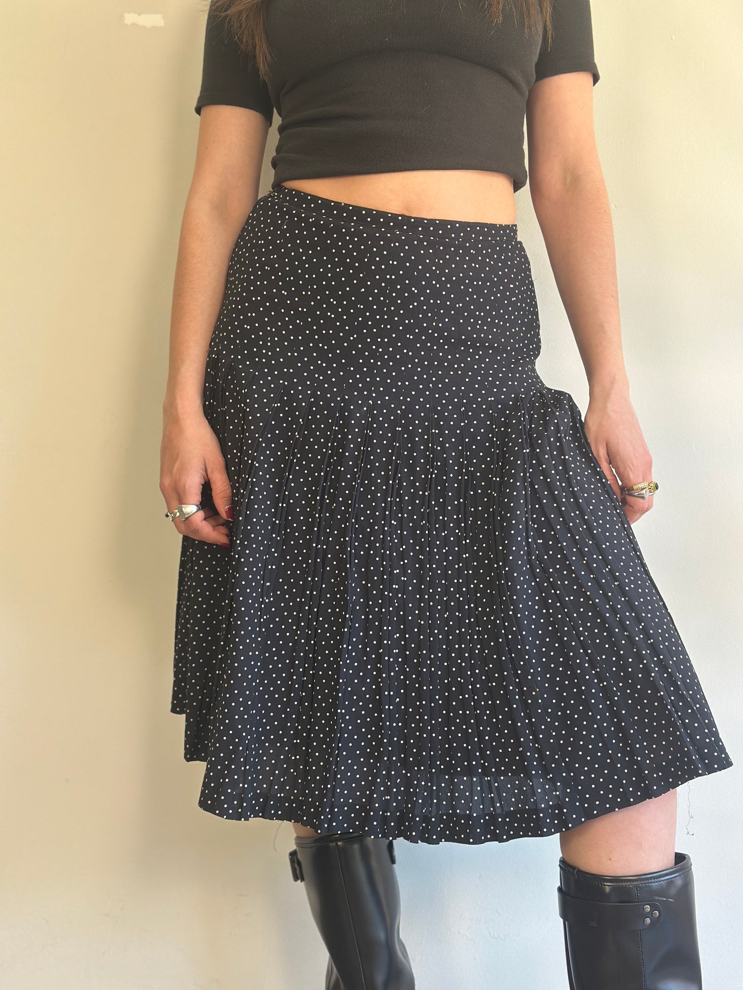 Vintage Polka Dot Skirt