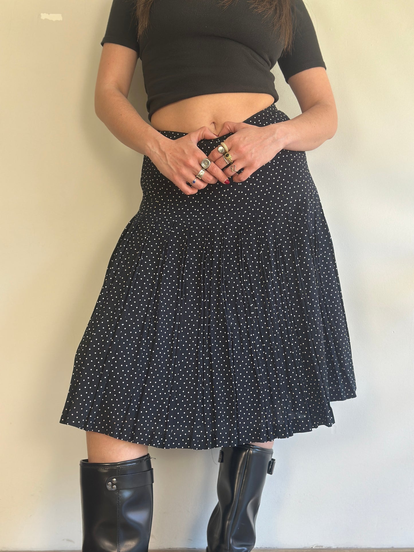 Vintage Polka Dot Skirt