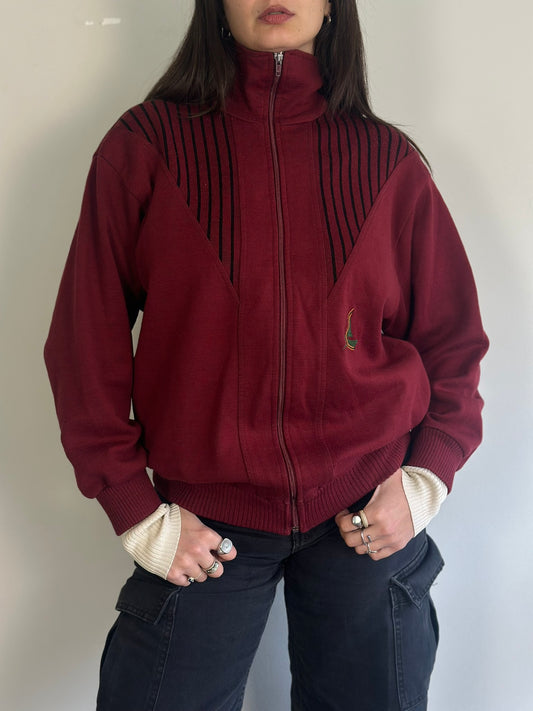 Vintage Athletic Cardigan with zipper