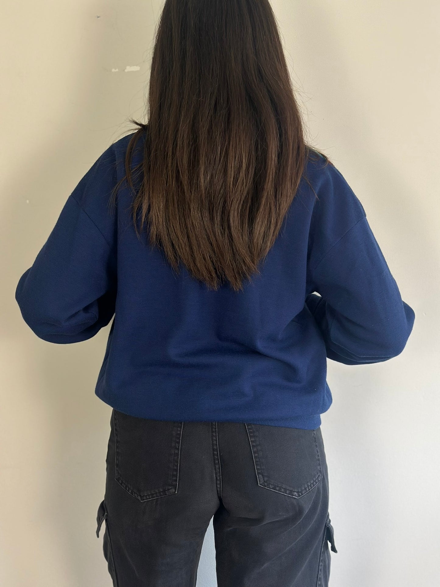 Vintage Athletic Cardigan with zipper