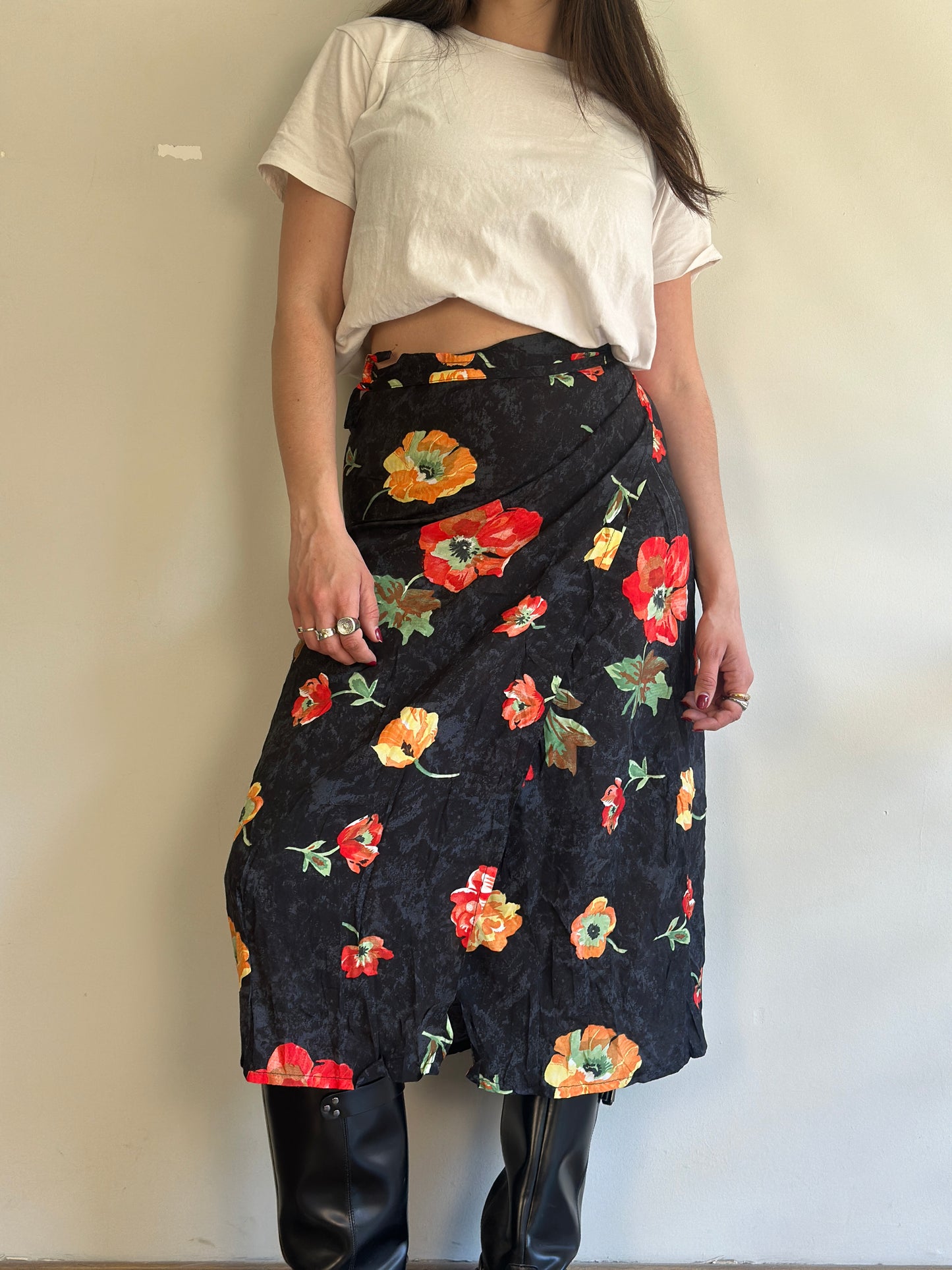 Vintage Wrap Skirt