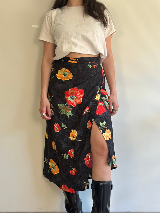 Vintage Wrap Skirt