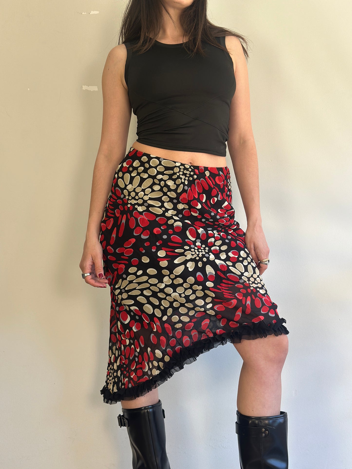 Vintage Asymmetrical Skirt