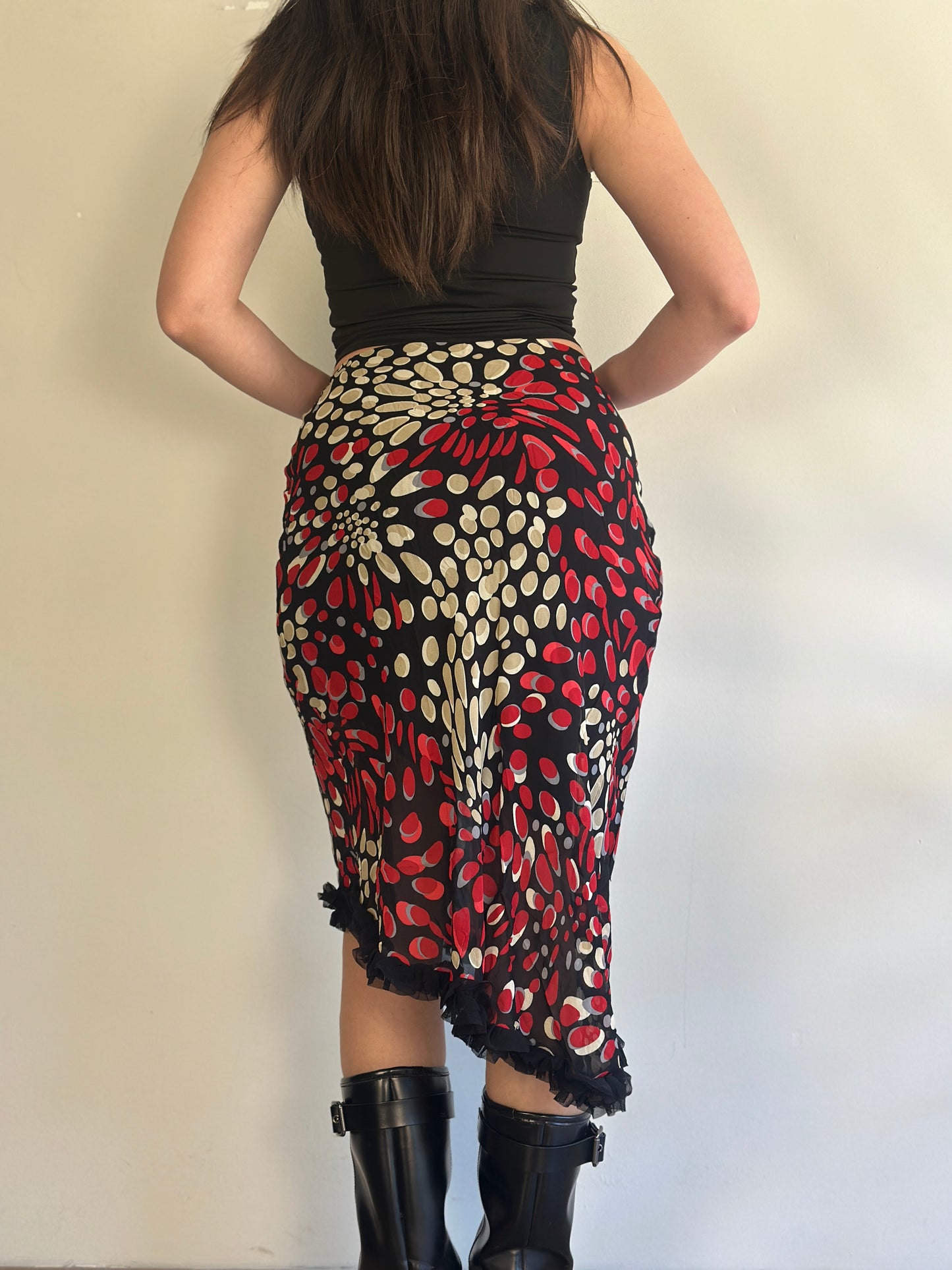 Vintage Asymmetrical Skirt