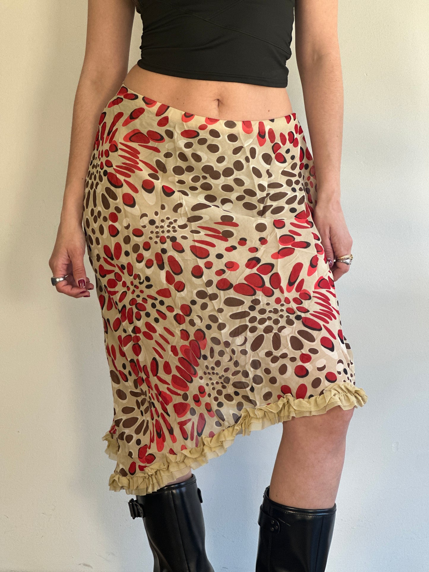 Vintage Asymmetrical Skirt