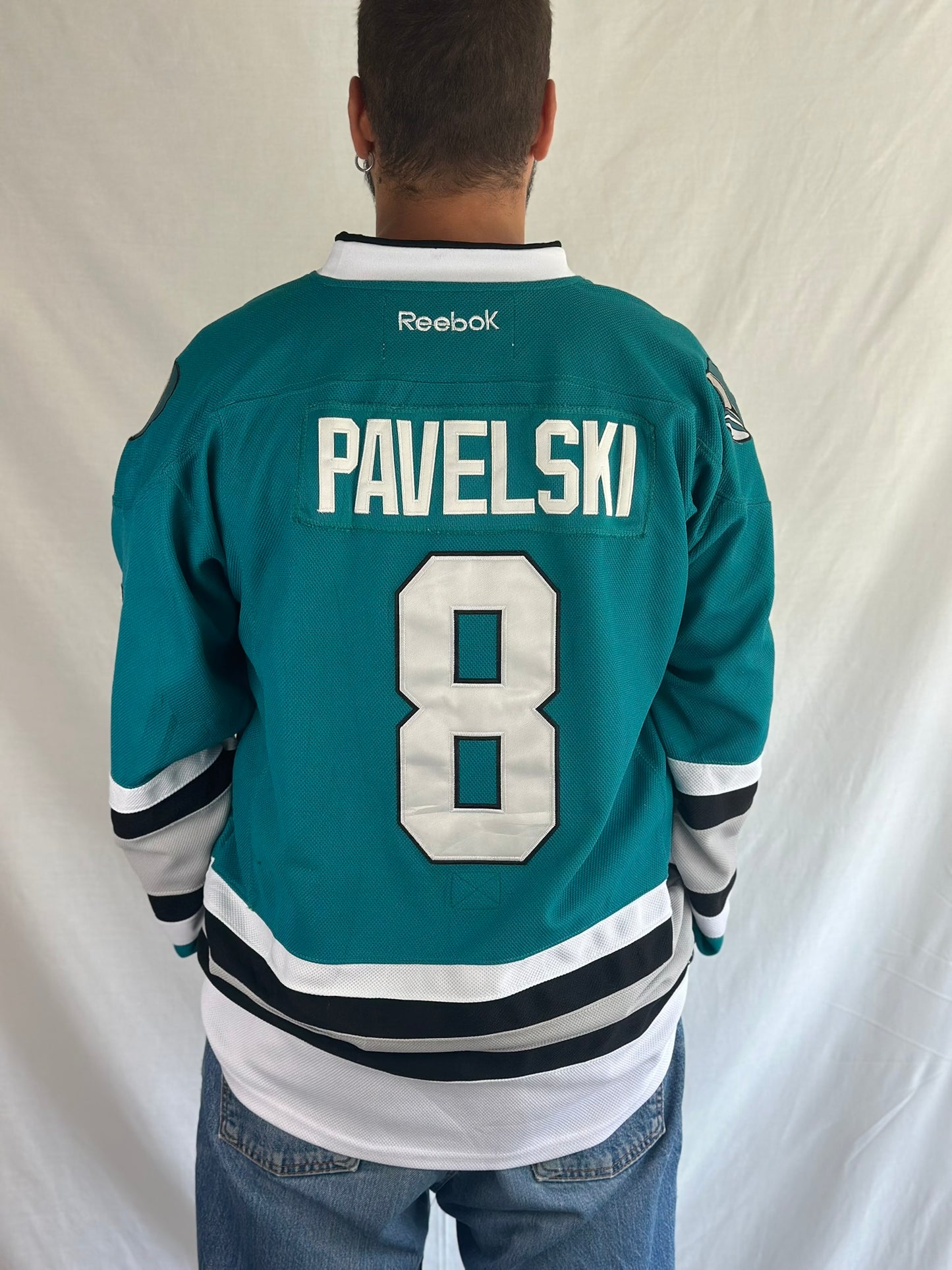 Vintage 90s San Jose Sharks Hockey Jersey | Reebok