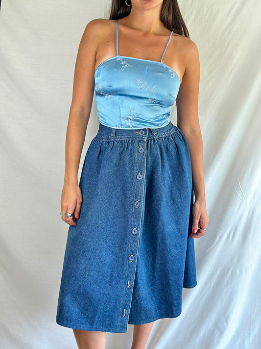 Vintage Denim Skirt