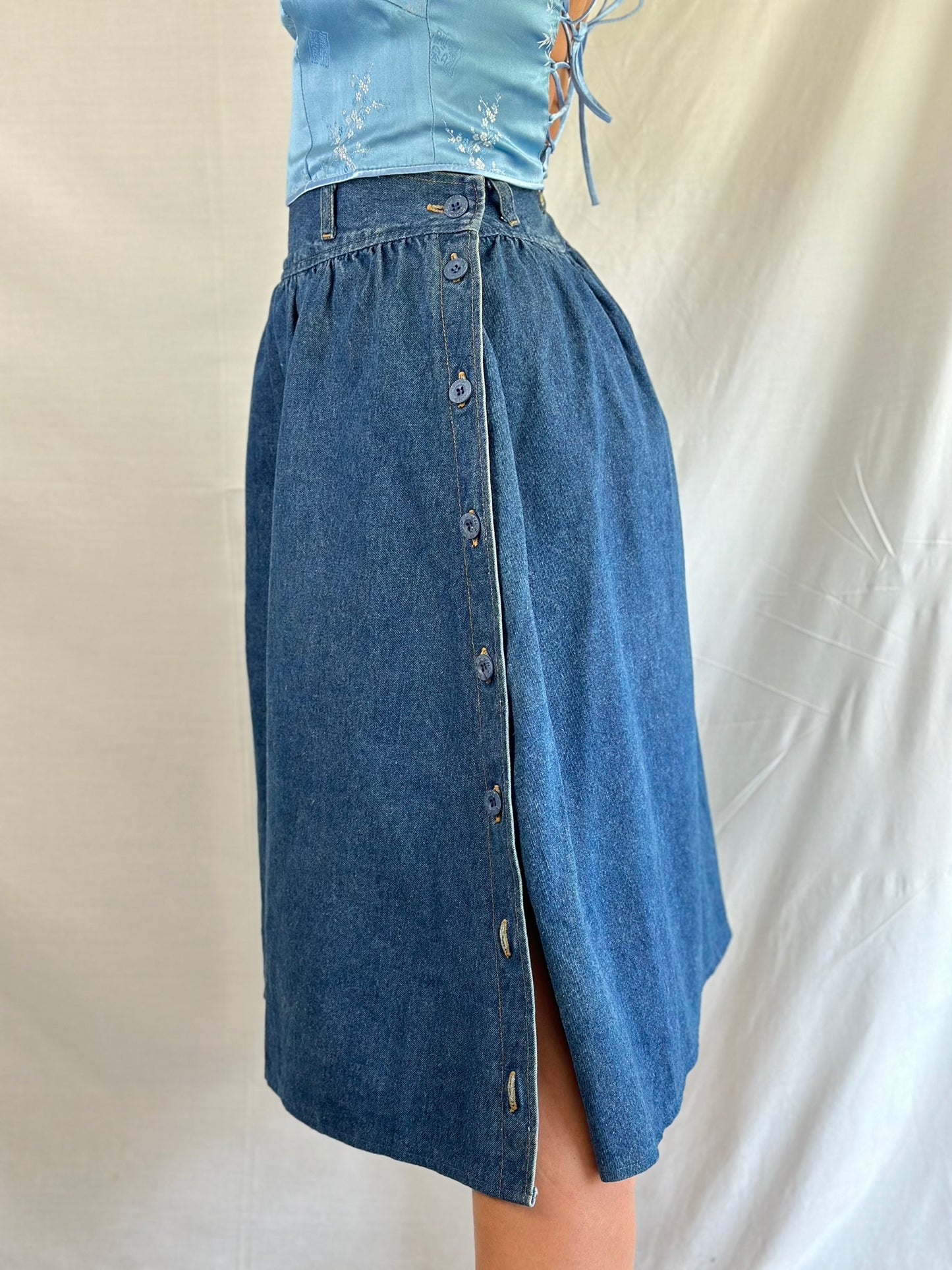 Vintage Denim Skirt