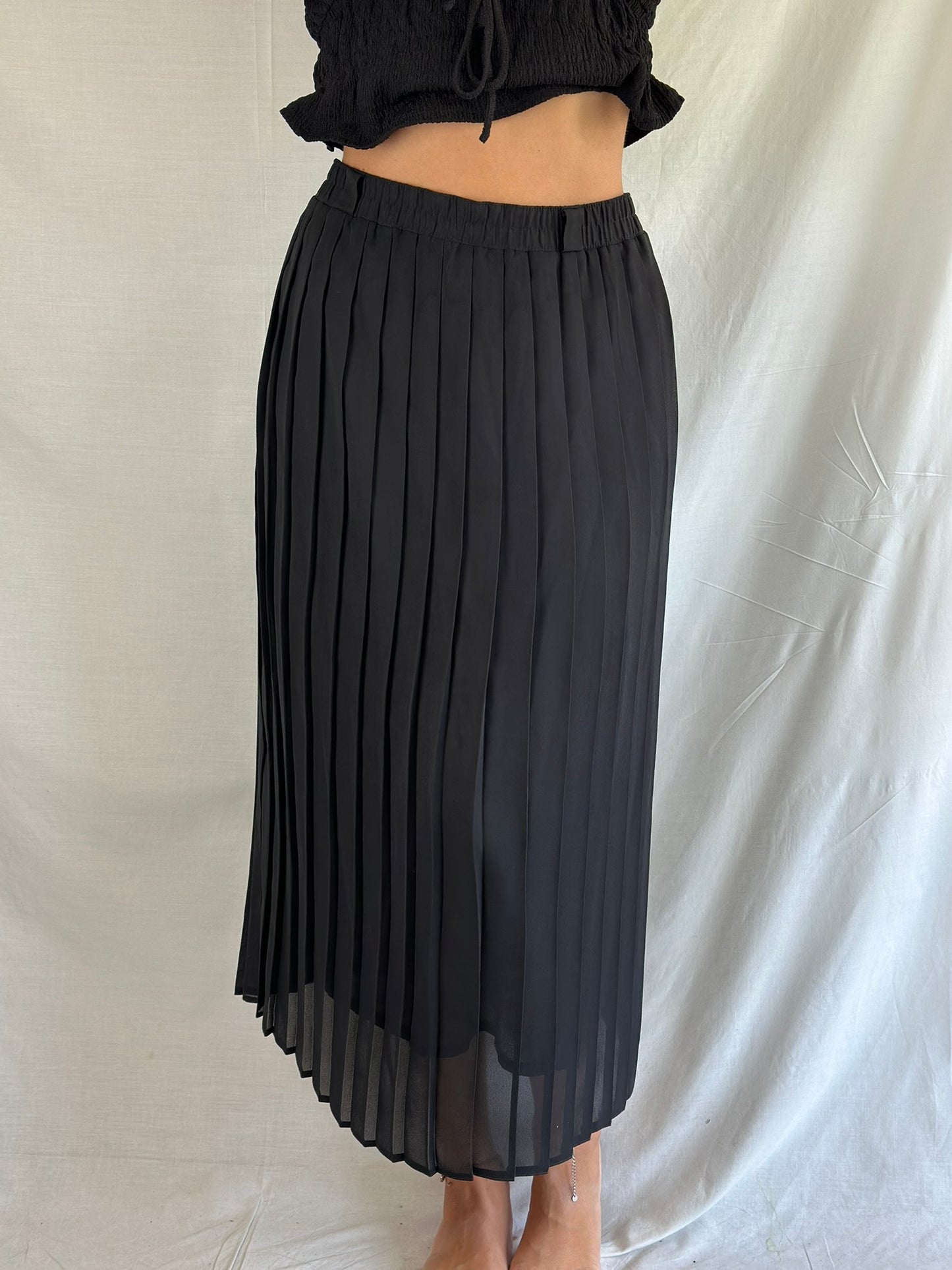 Maxi Pleated Skirt