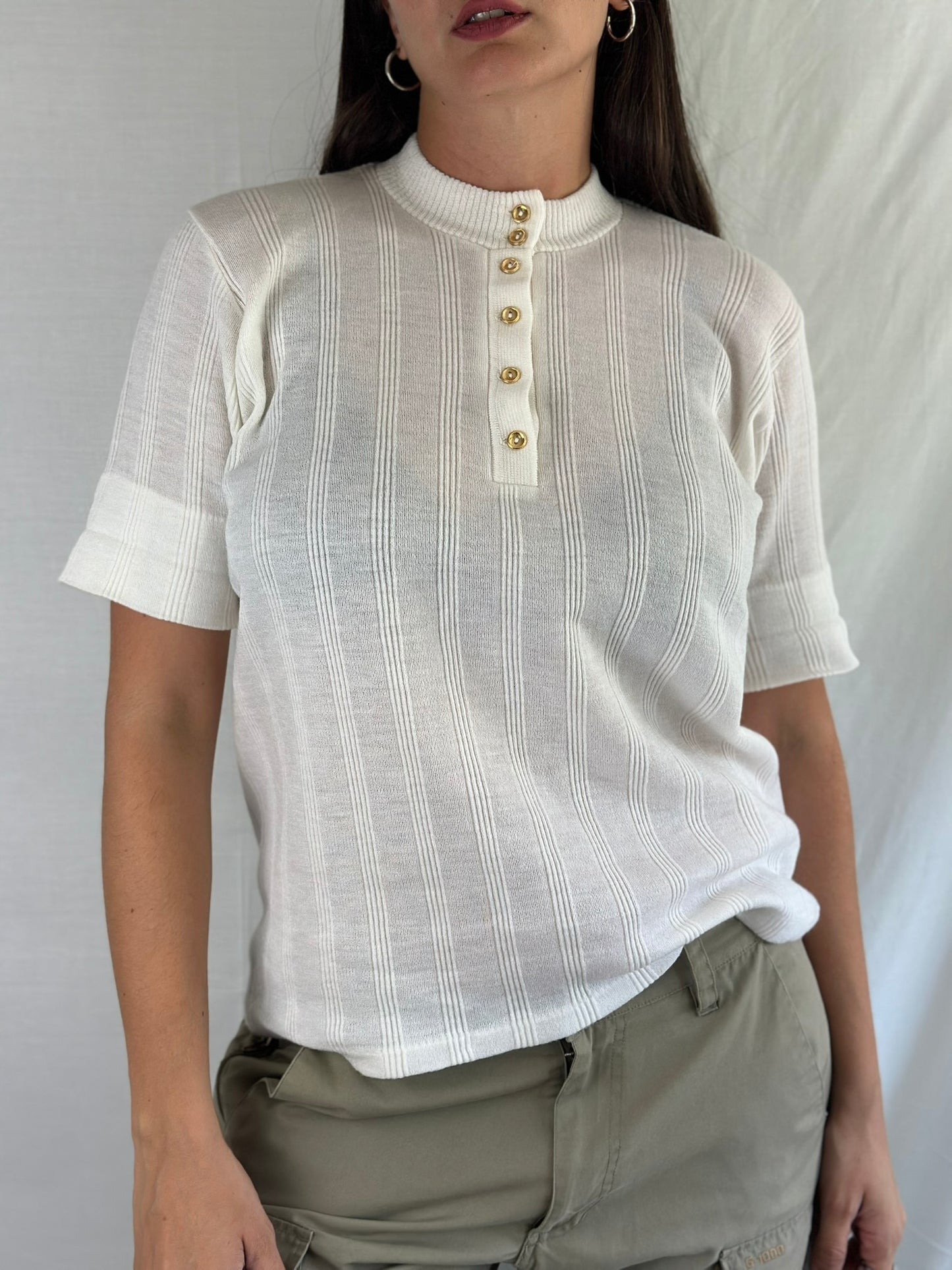 Vintage White Blouse