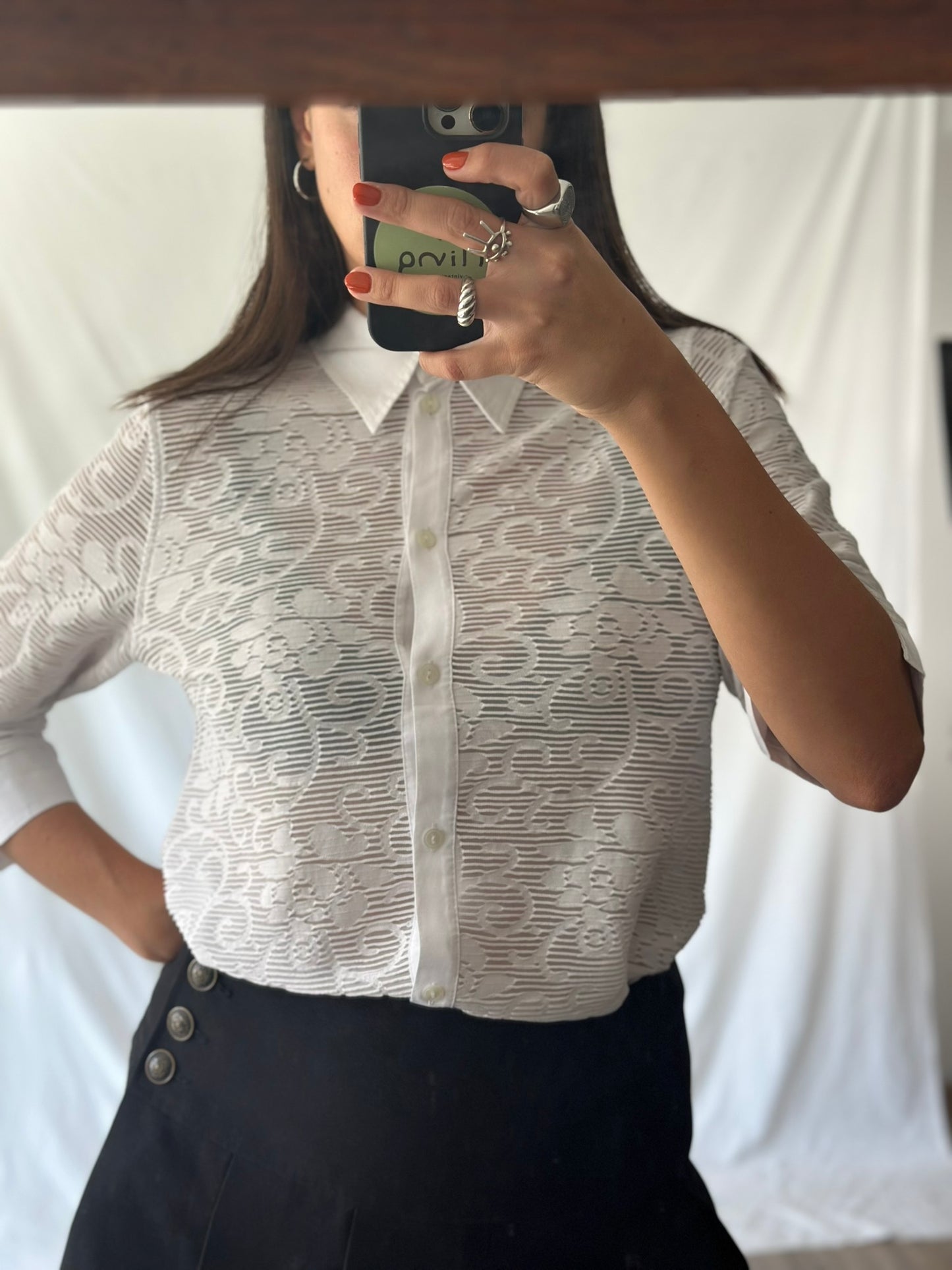 Vintage Semi Sheer Shirt