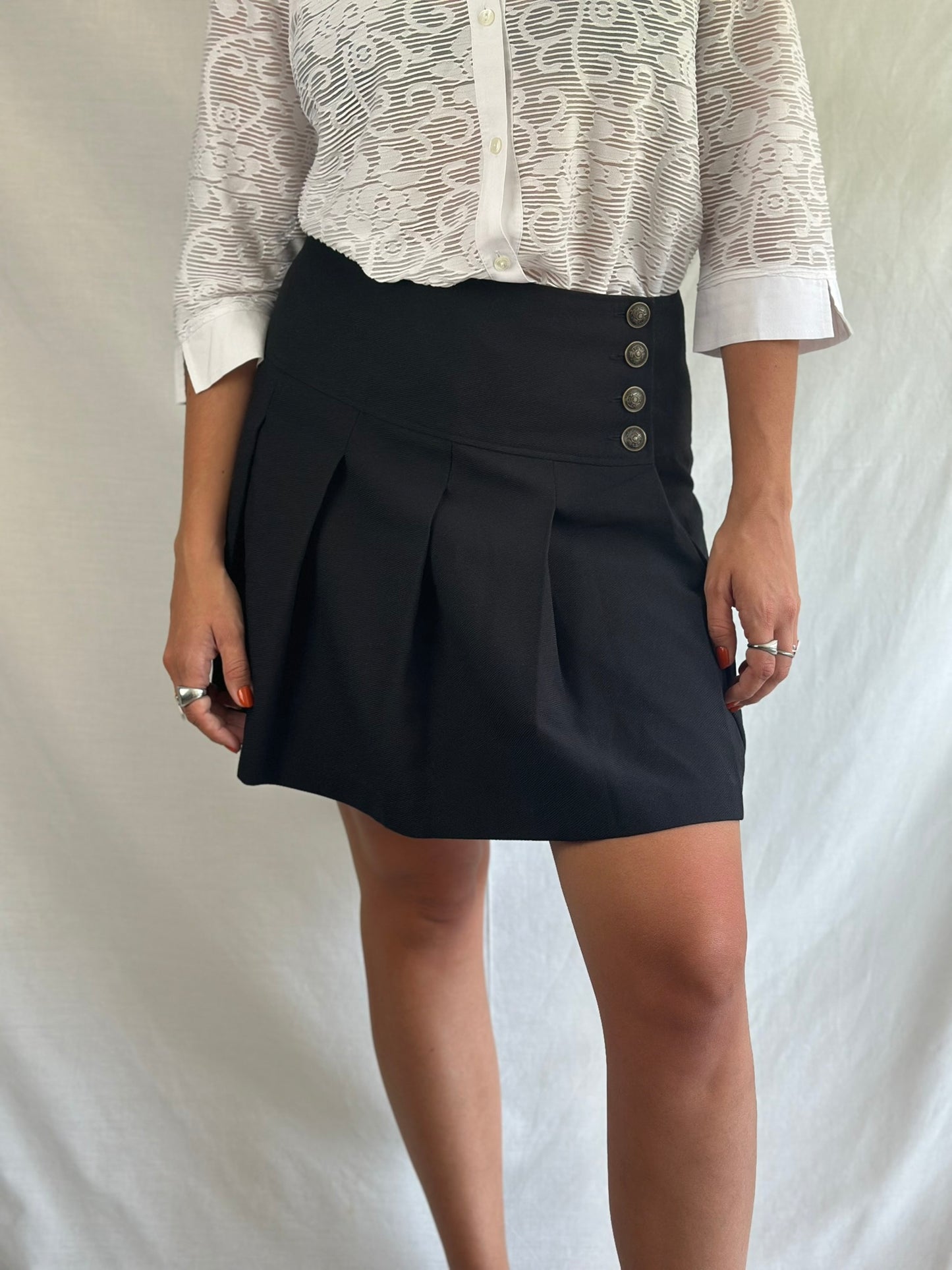 Vintage Mini Pleated Skirt