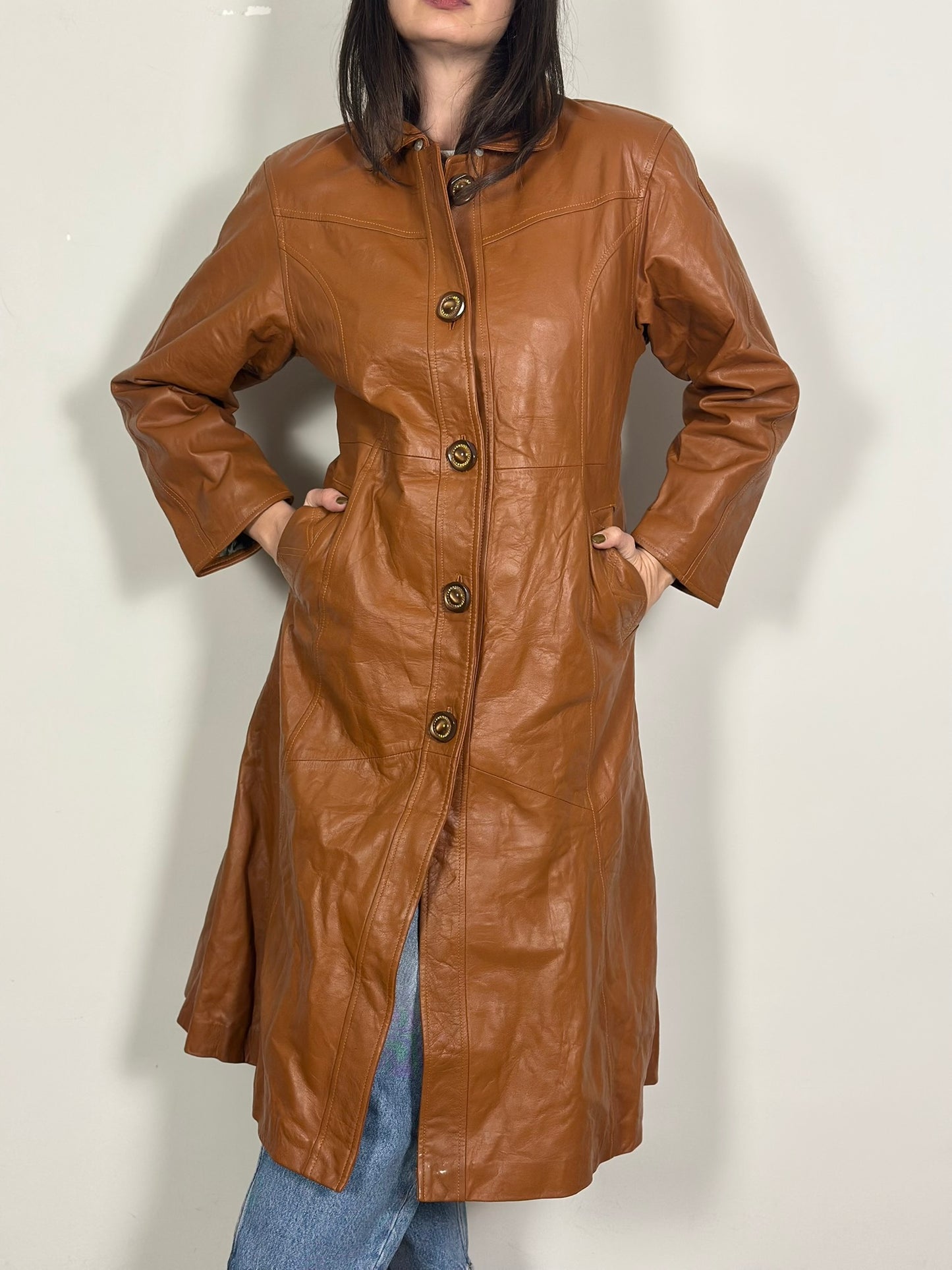 Vintage Leather Coat