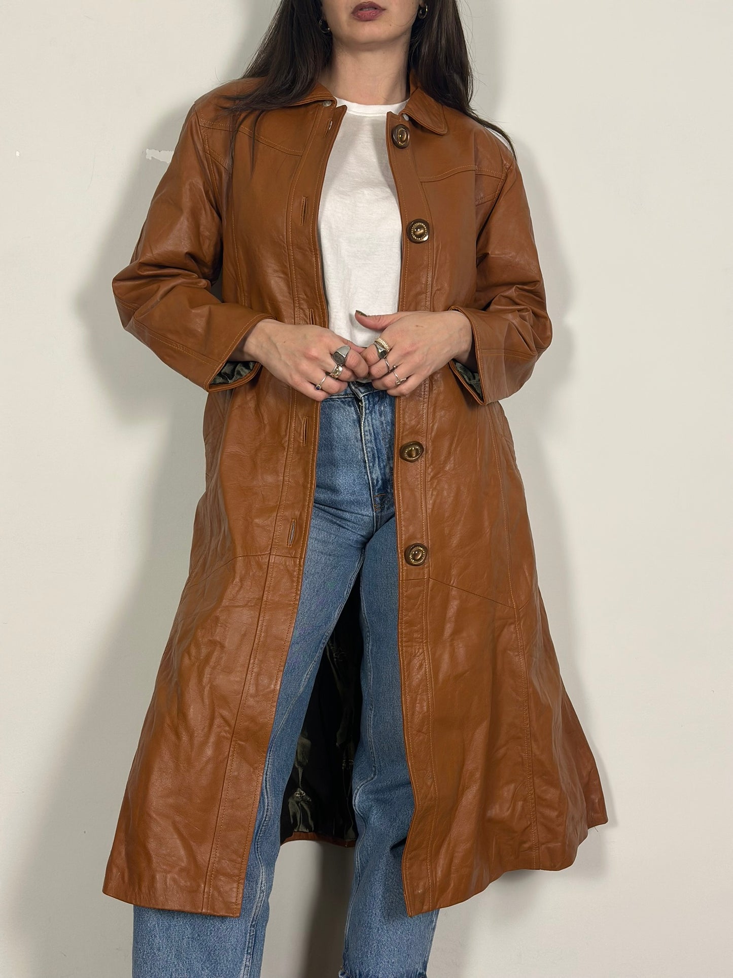 Vintage Leather Coat