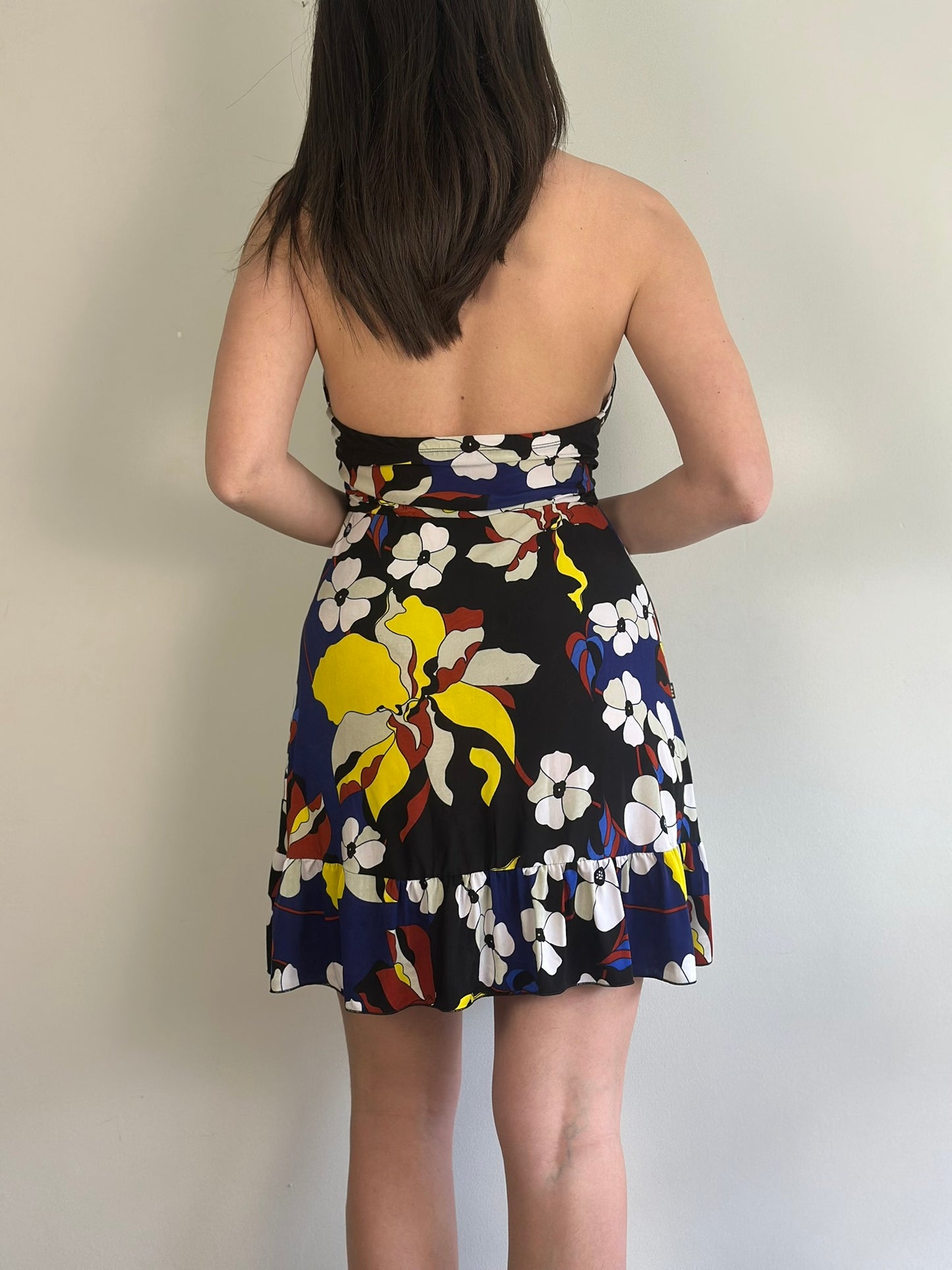 Vintage Mini Backless Dress