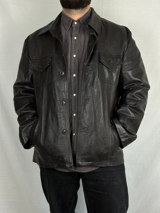 Dark Brown Leather Jacket