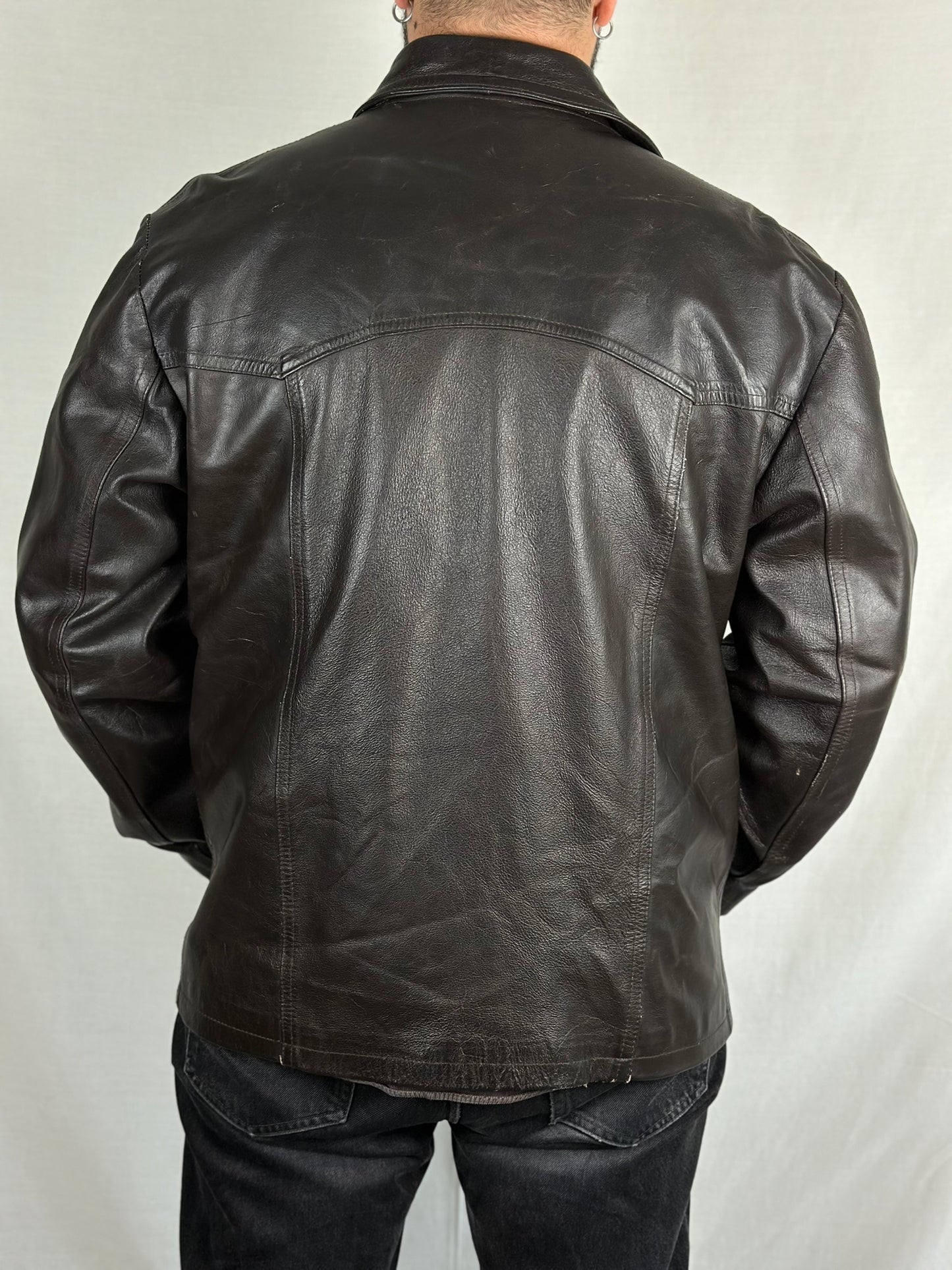 Dark Brown Leather Jacket