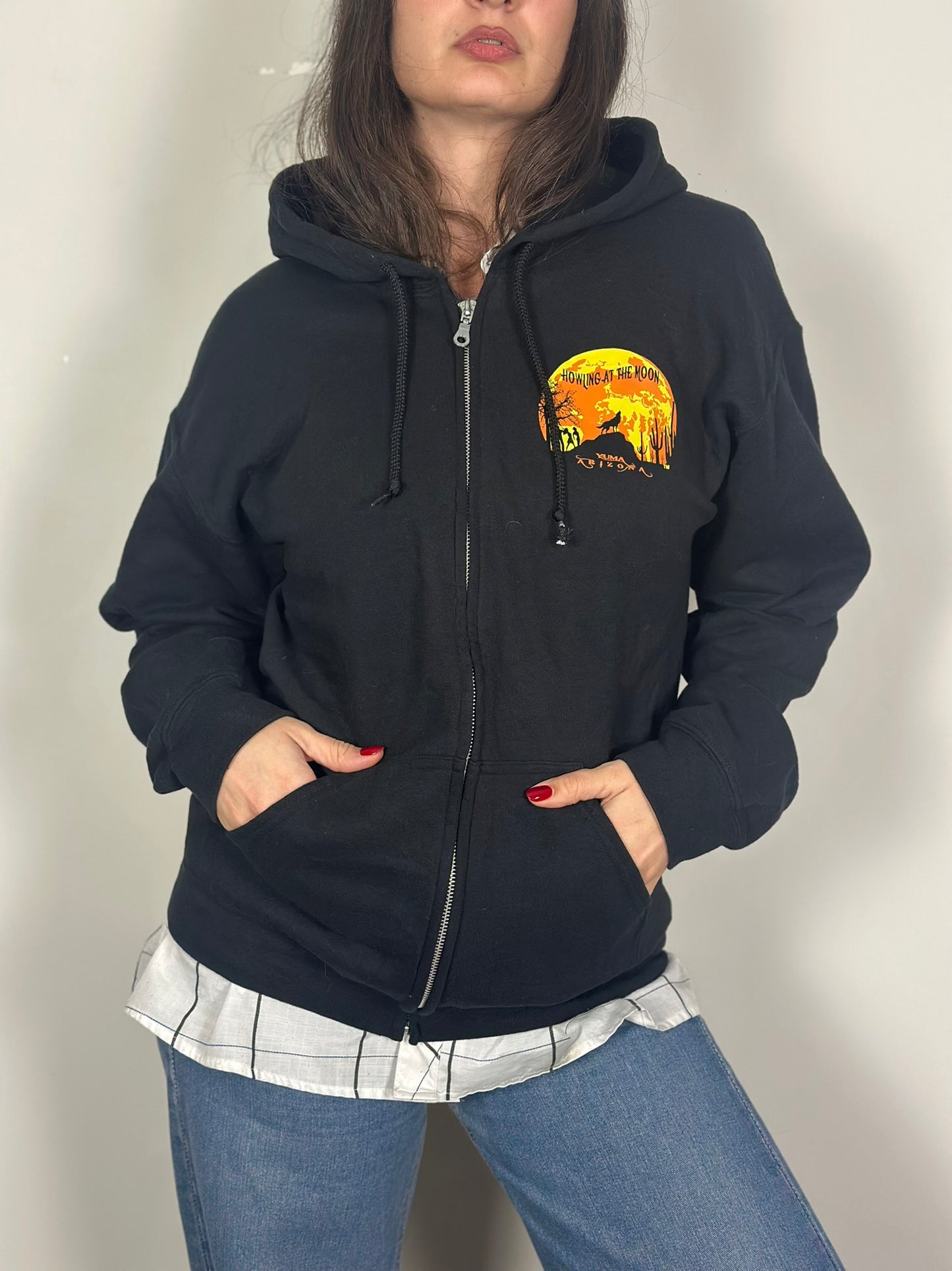 Vintage Zip up Hoodie