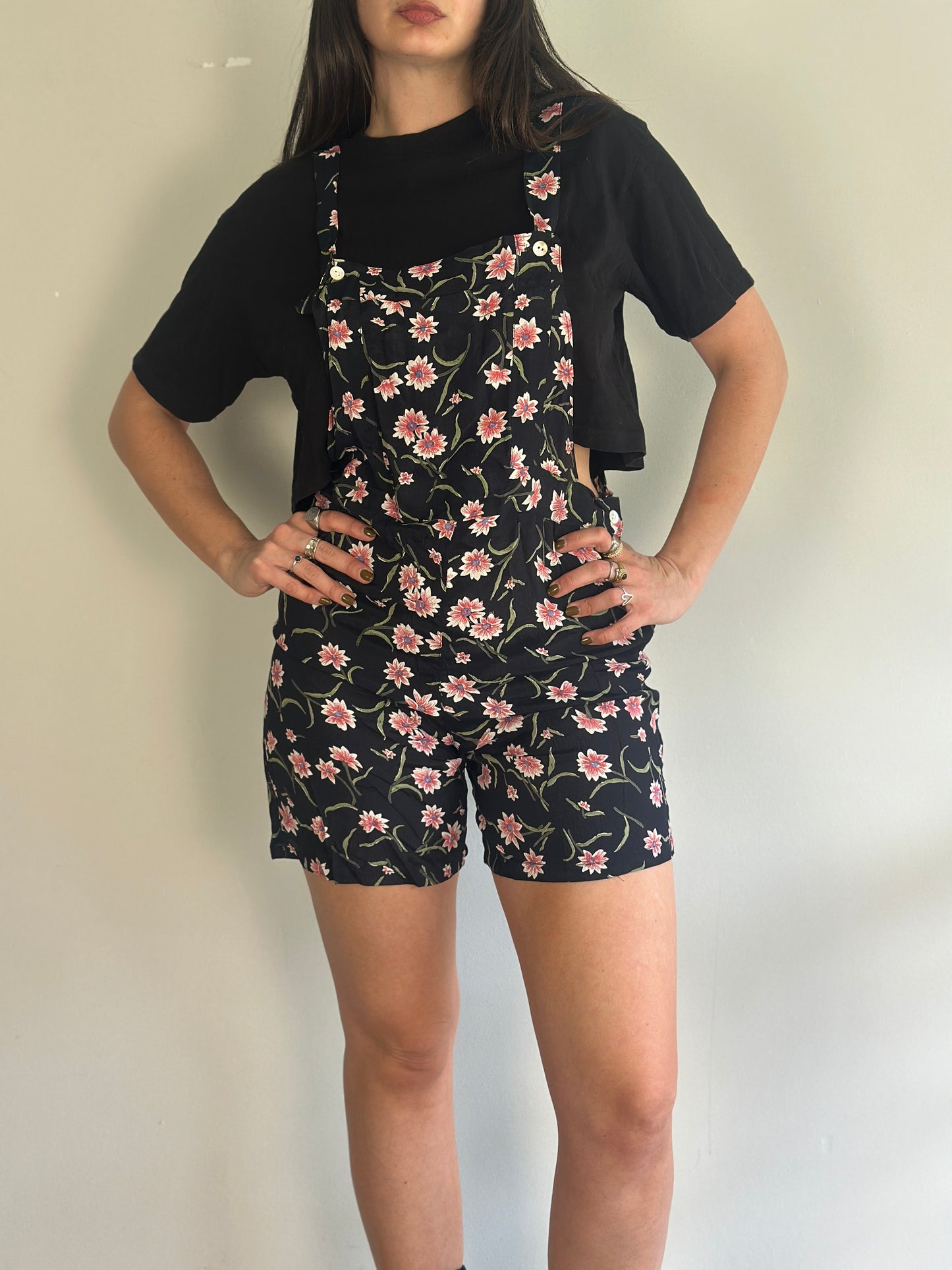 Vintage Floral Overall