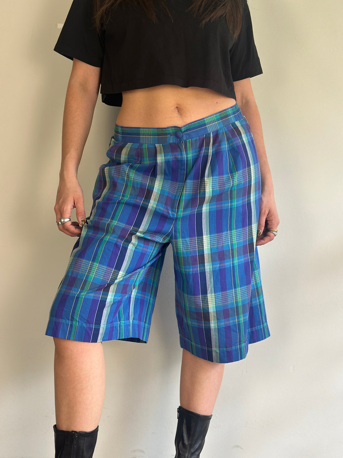 Vintage Plaid Bermuda