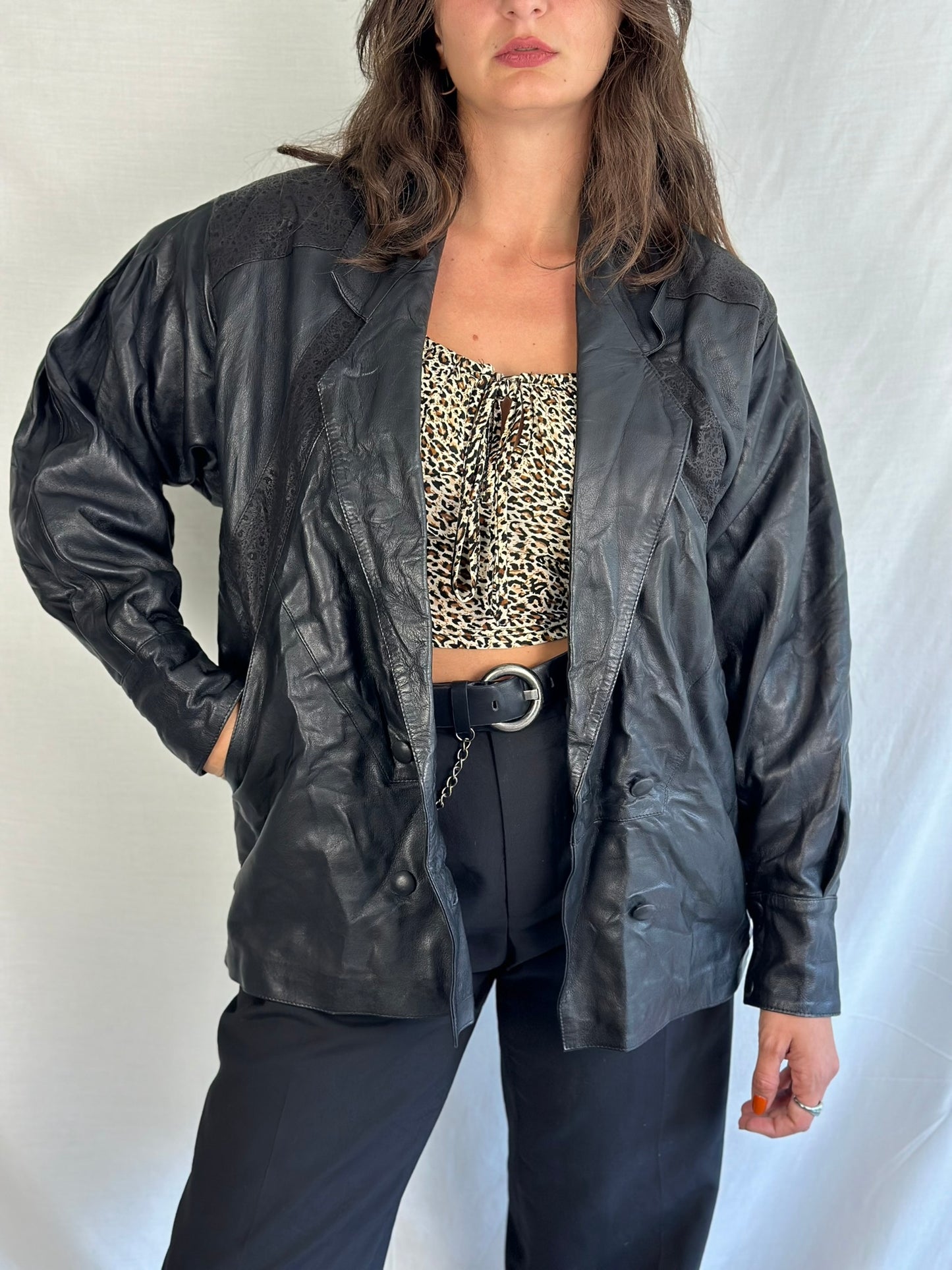 Vintage 80s Leather Jacket