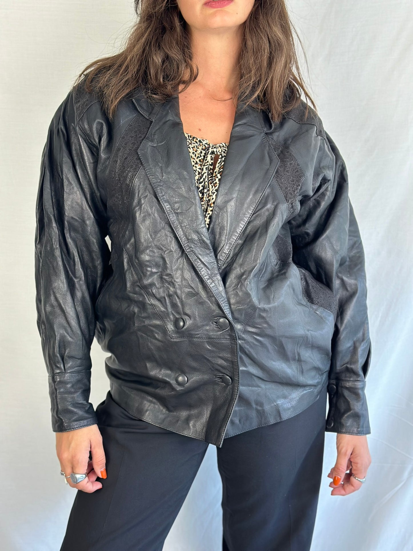 Vintage 80s Leather Jacket