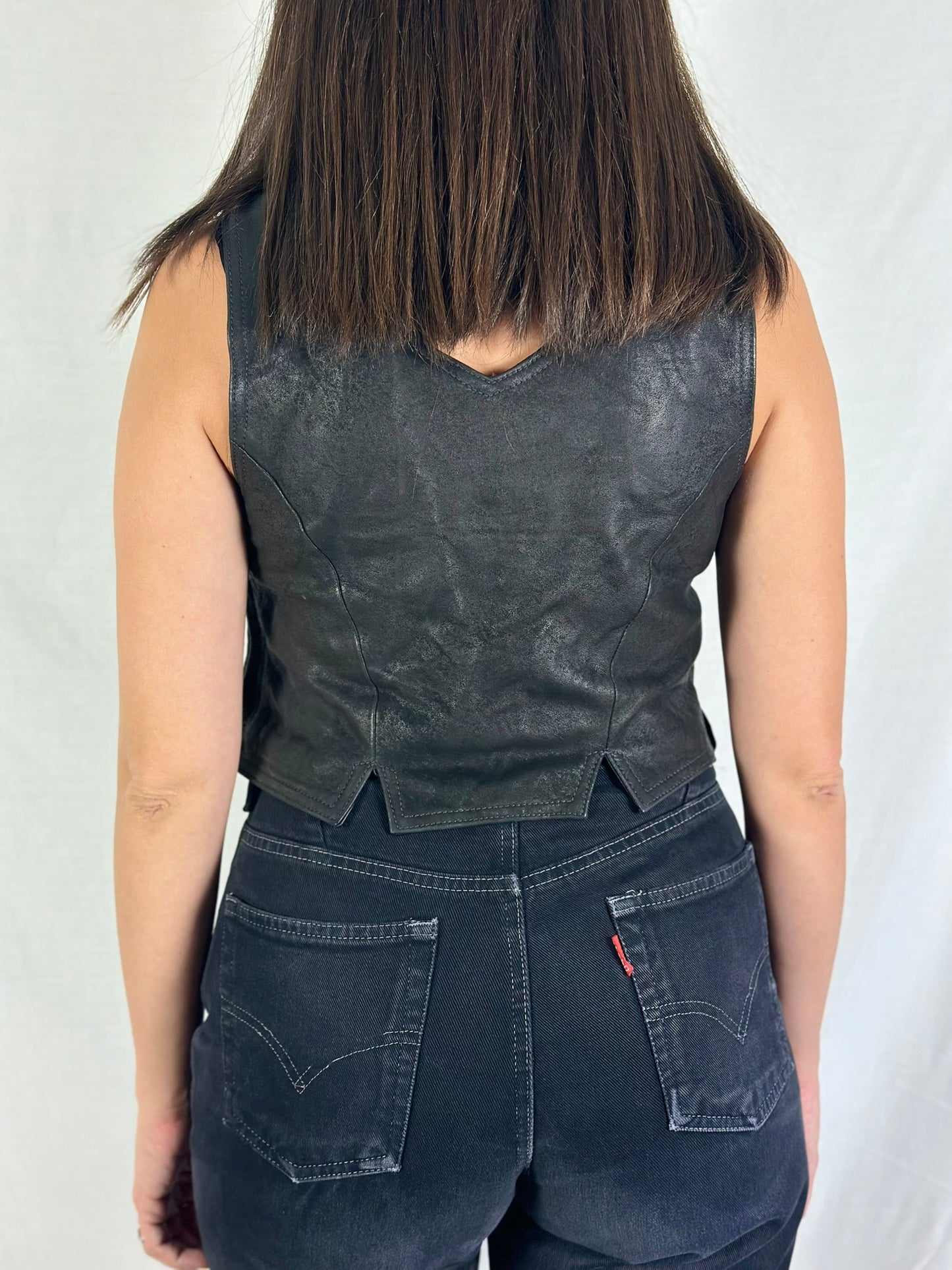 Vintage Leather Top