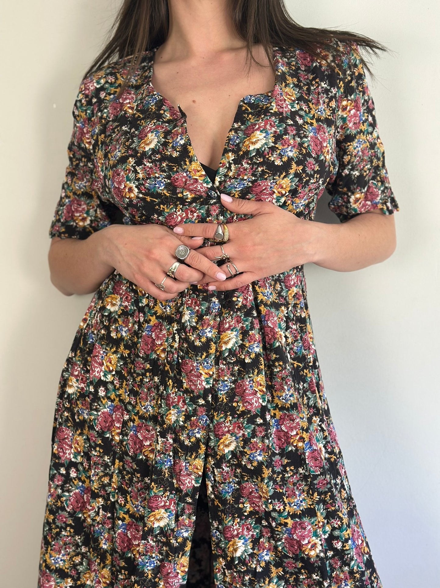 Vintage Floral Dress