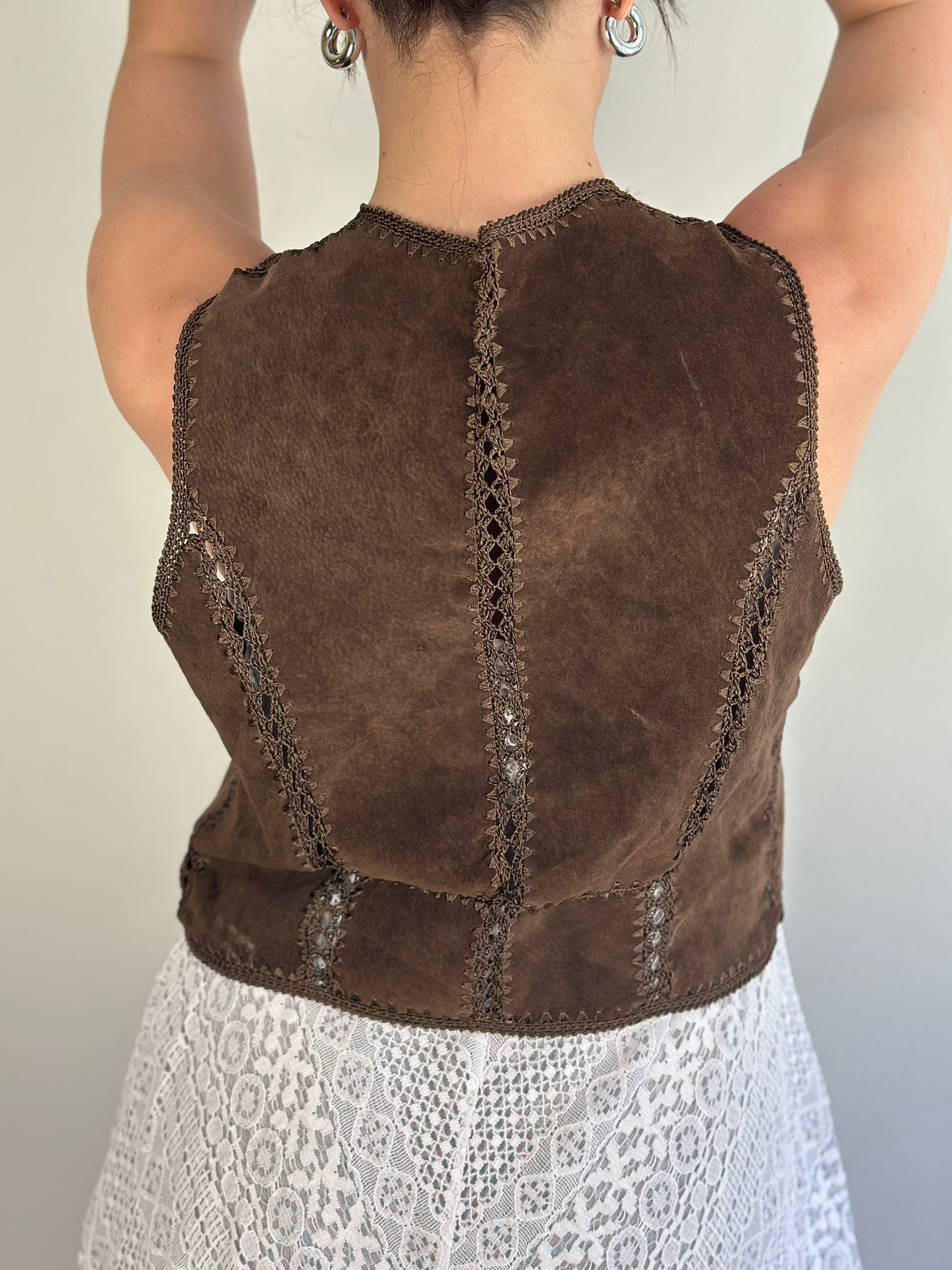 Vintage Suede Vest