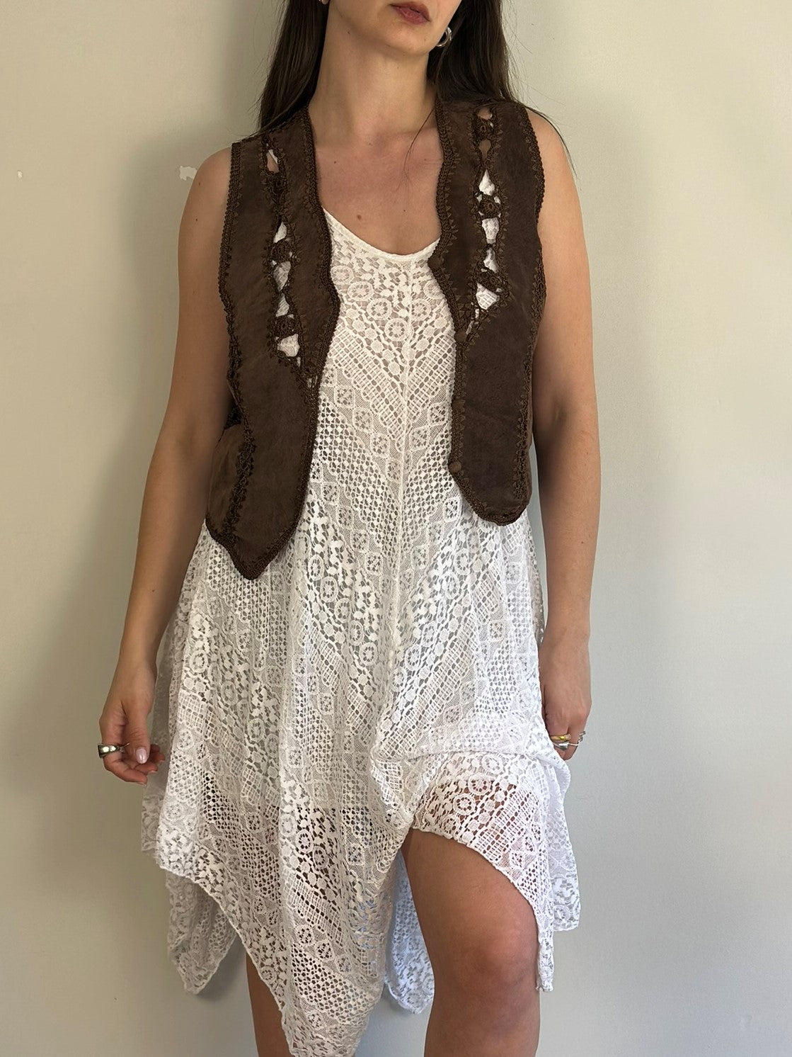 Vintage Suede Vest