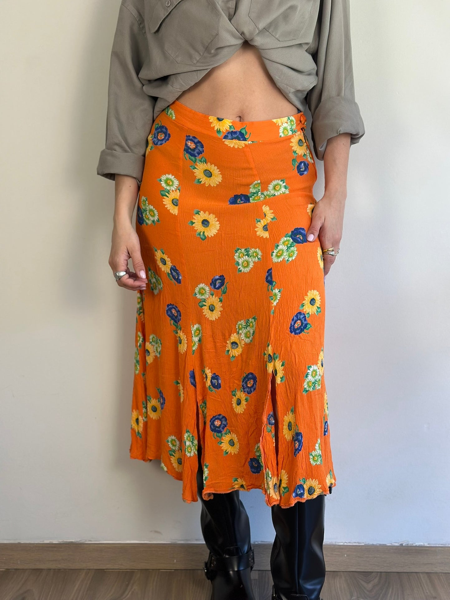 Vintage Floral Skirt