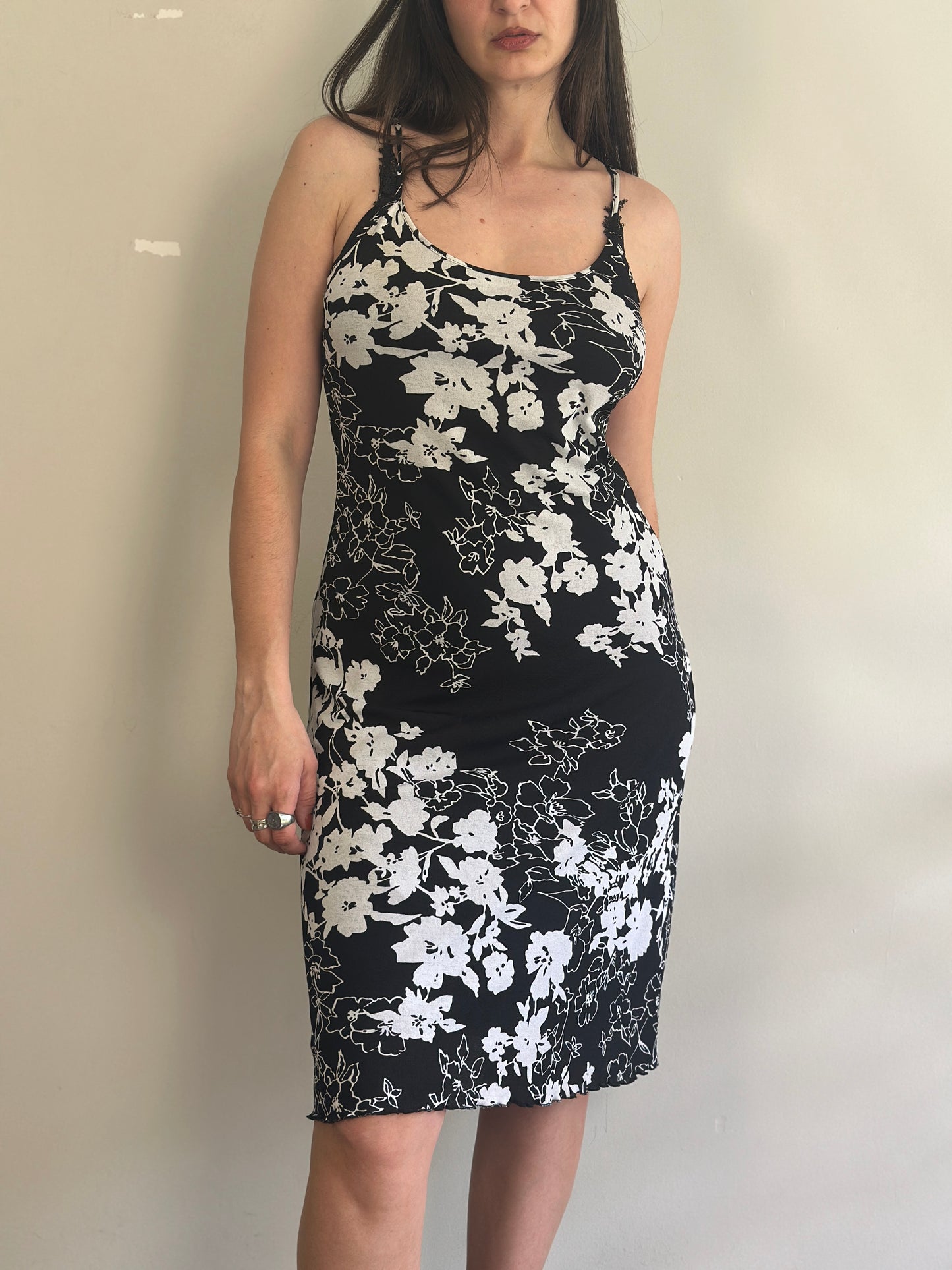 Vintage Midi Floral Dress
