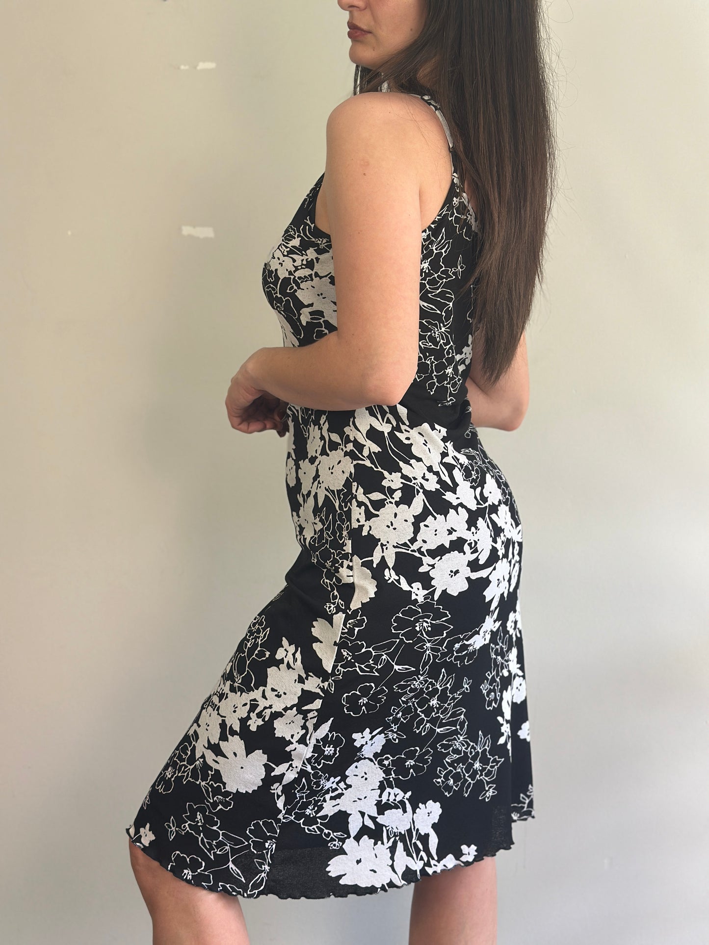 Vintage Midi Floral Dress
