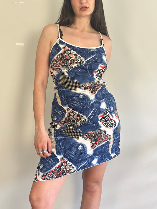 Vintage Asymmetrical Dress